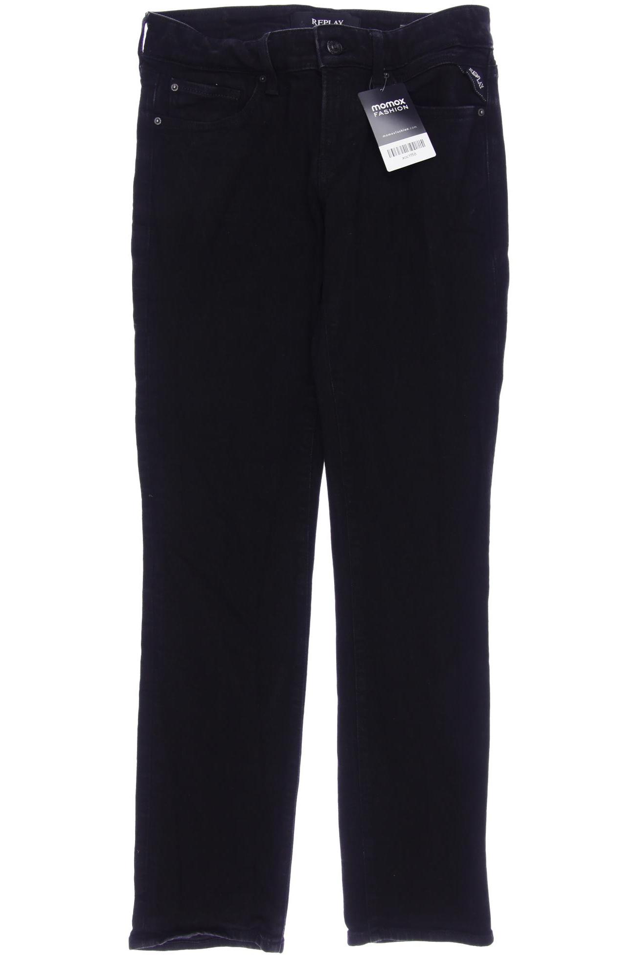 

Replay Damen Jeans, schwarz, Gr. 26