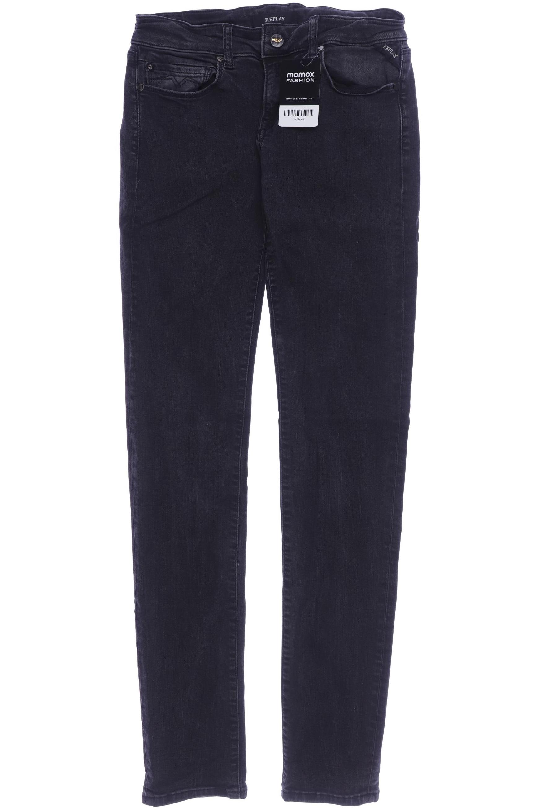 

Replay Damen Jeans, schwarz, Gr. 28