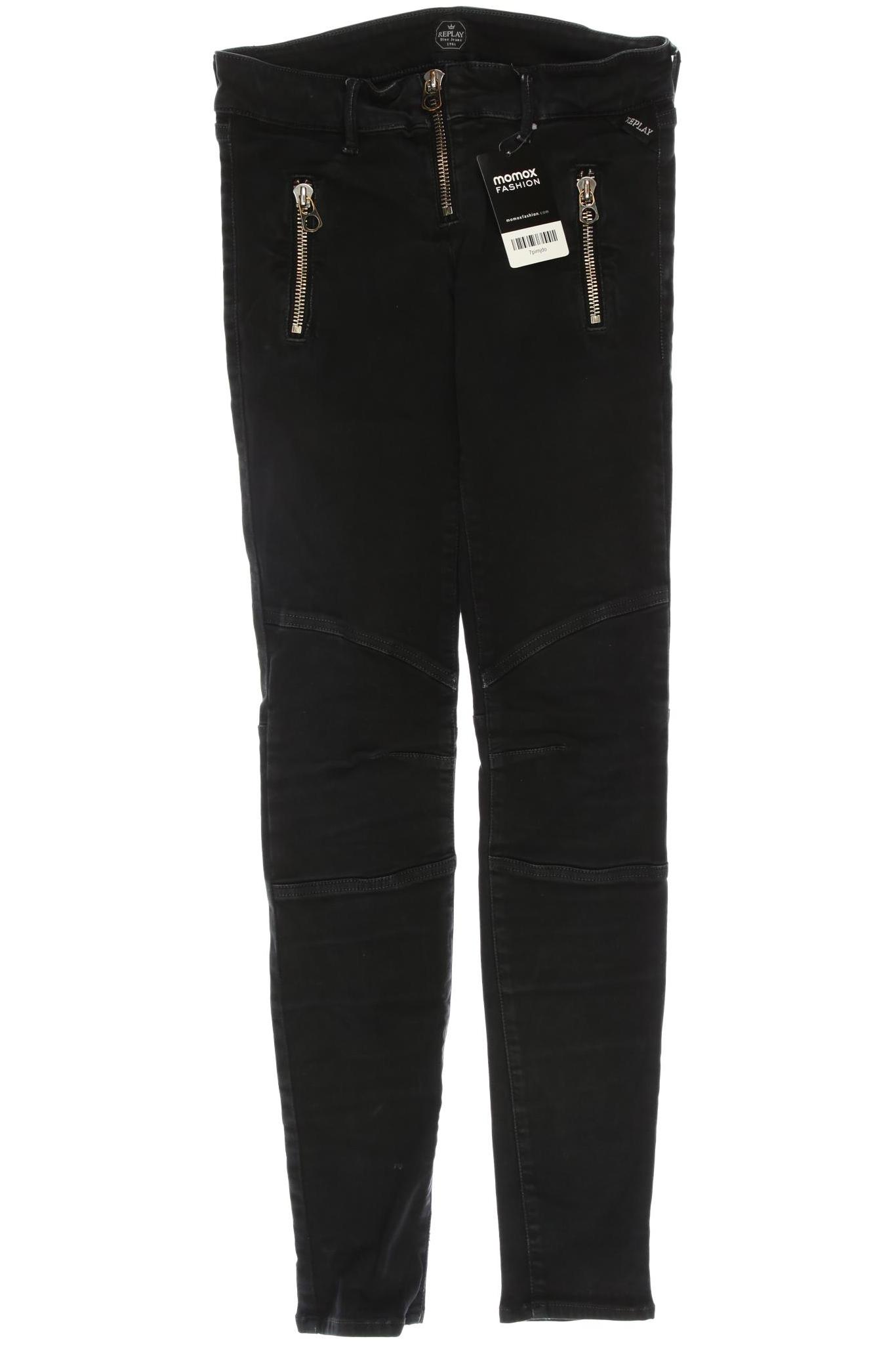 

Replay Damen Jeans, schwarz