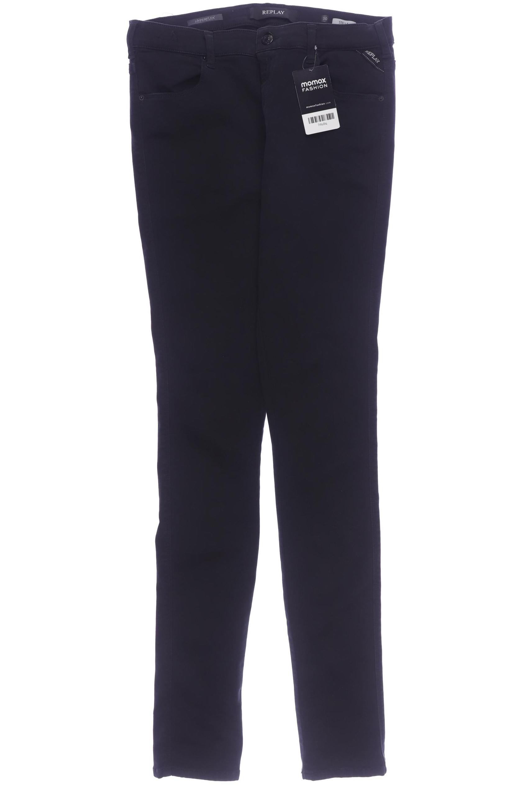 

Replay Damen Jeans, schwarz, Gr. 30