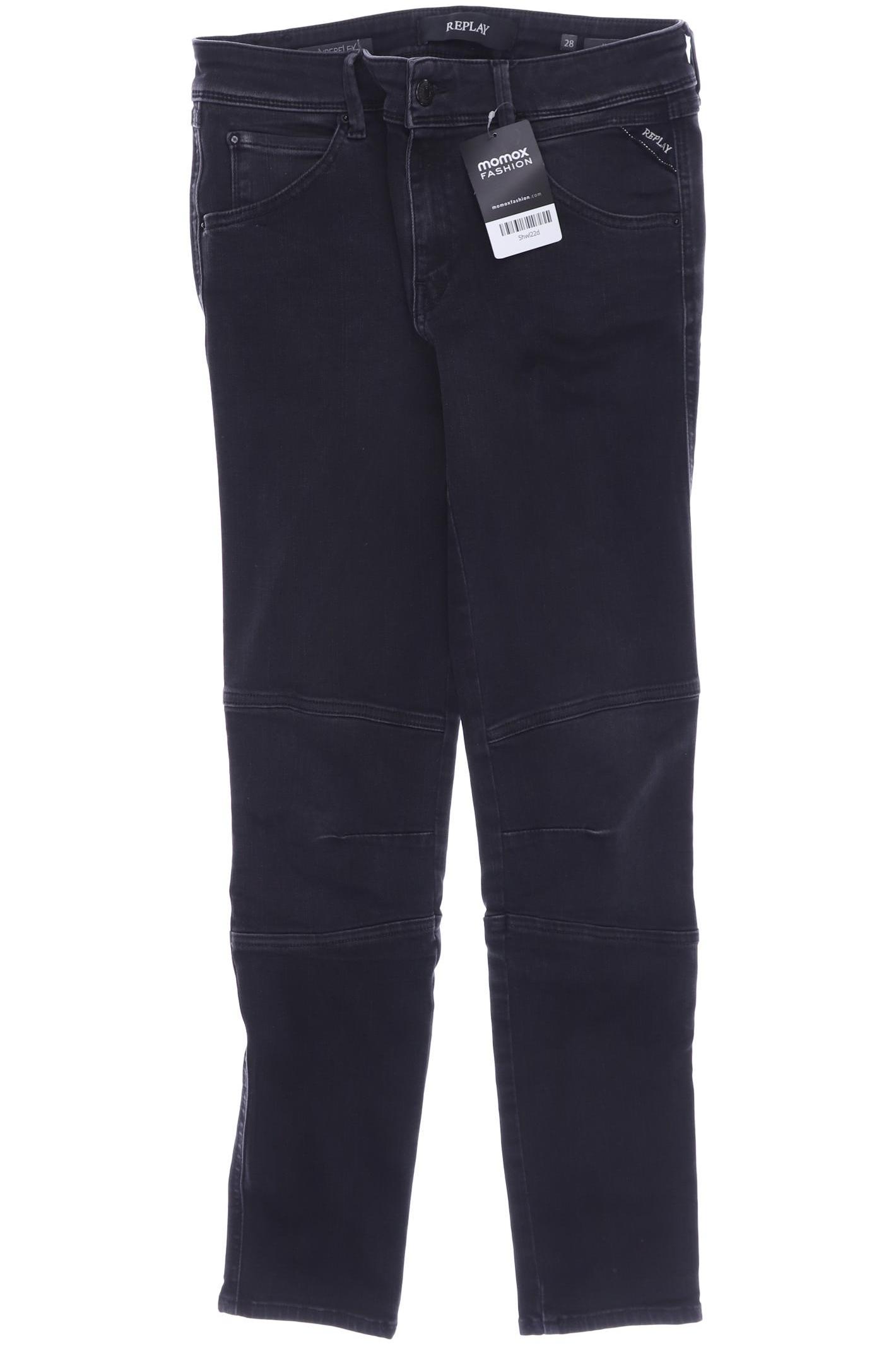 

Replay Damen Jeans, schwarz, Gr. 28
