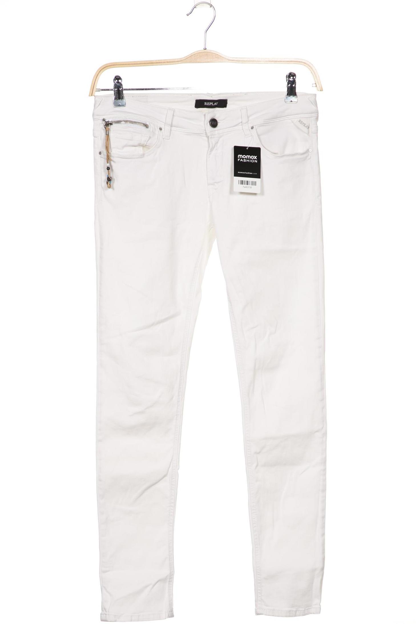 

Replay Damen Jeans, weiß