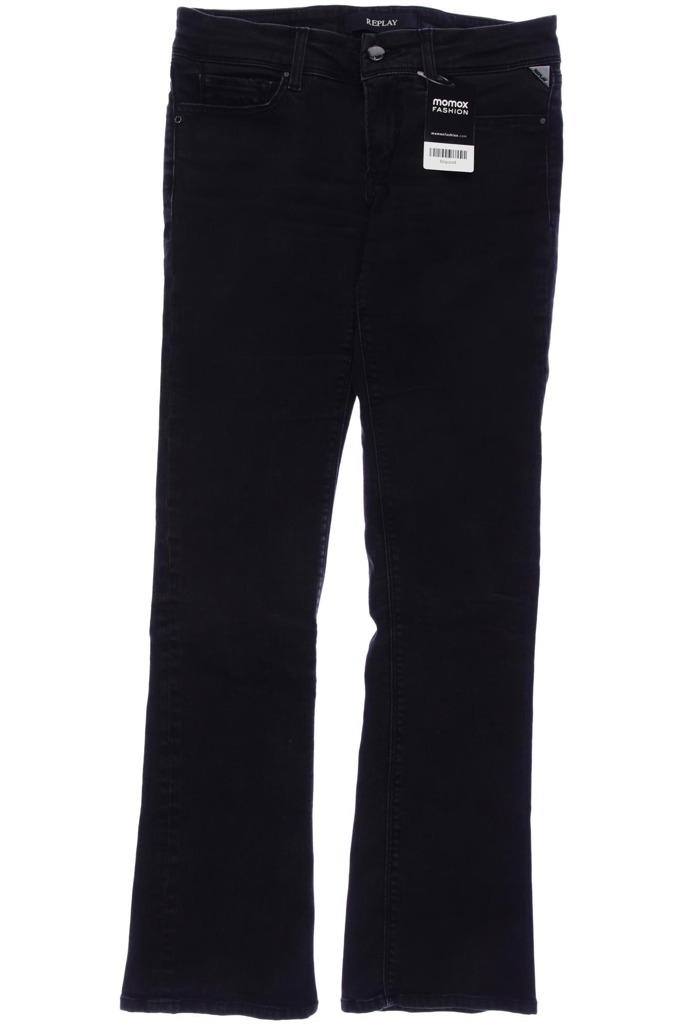 

Replay Damen Jeans, schwarz