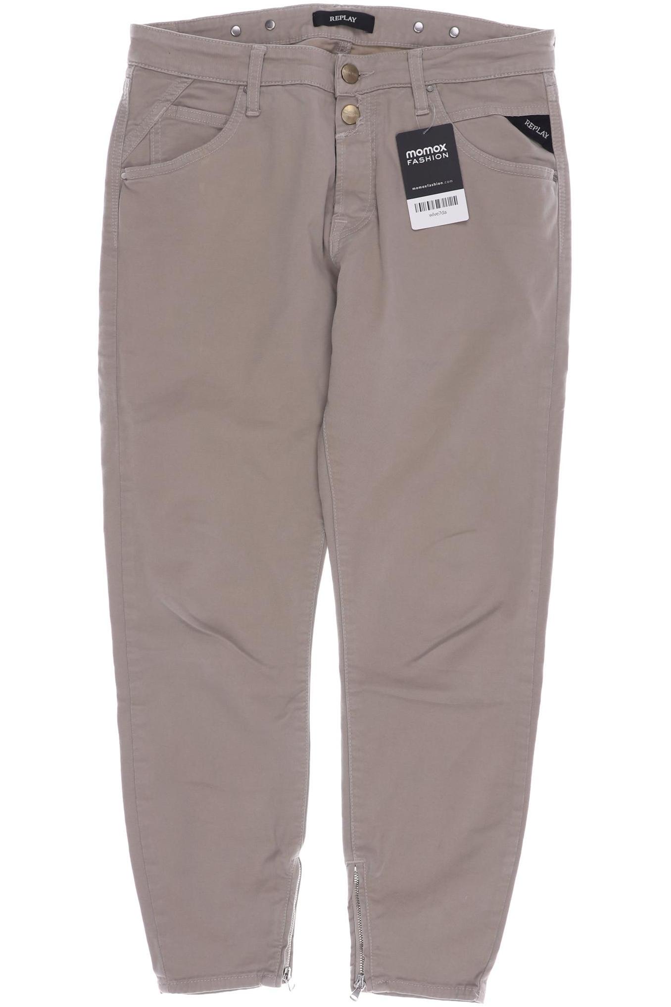 

Replay Damen Jeans, beige, Gr. 26