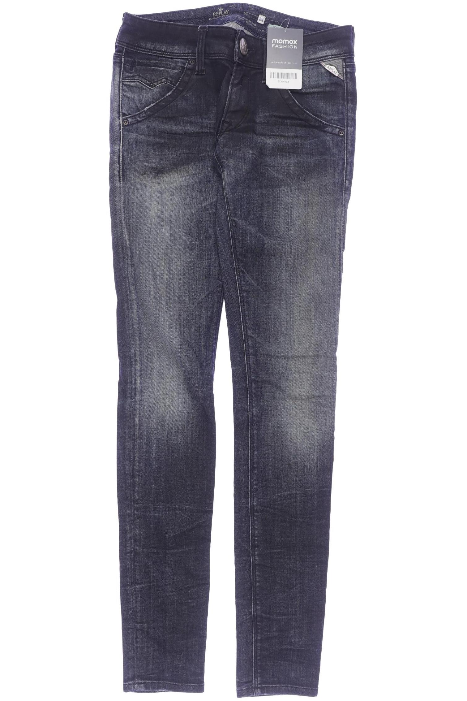 

Replay Damen Jeans, marineblau, Gr. 24
