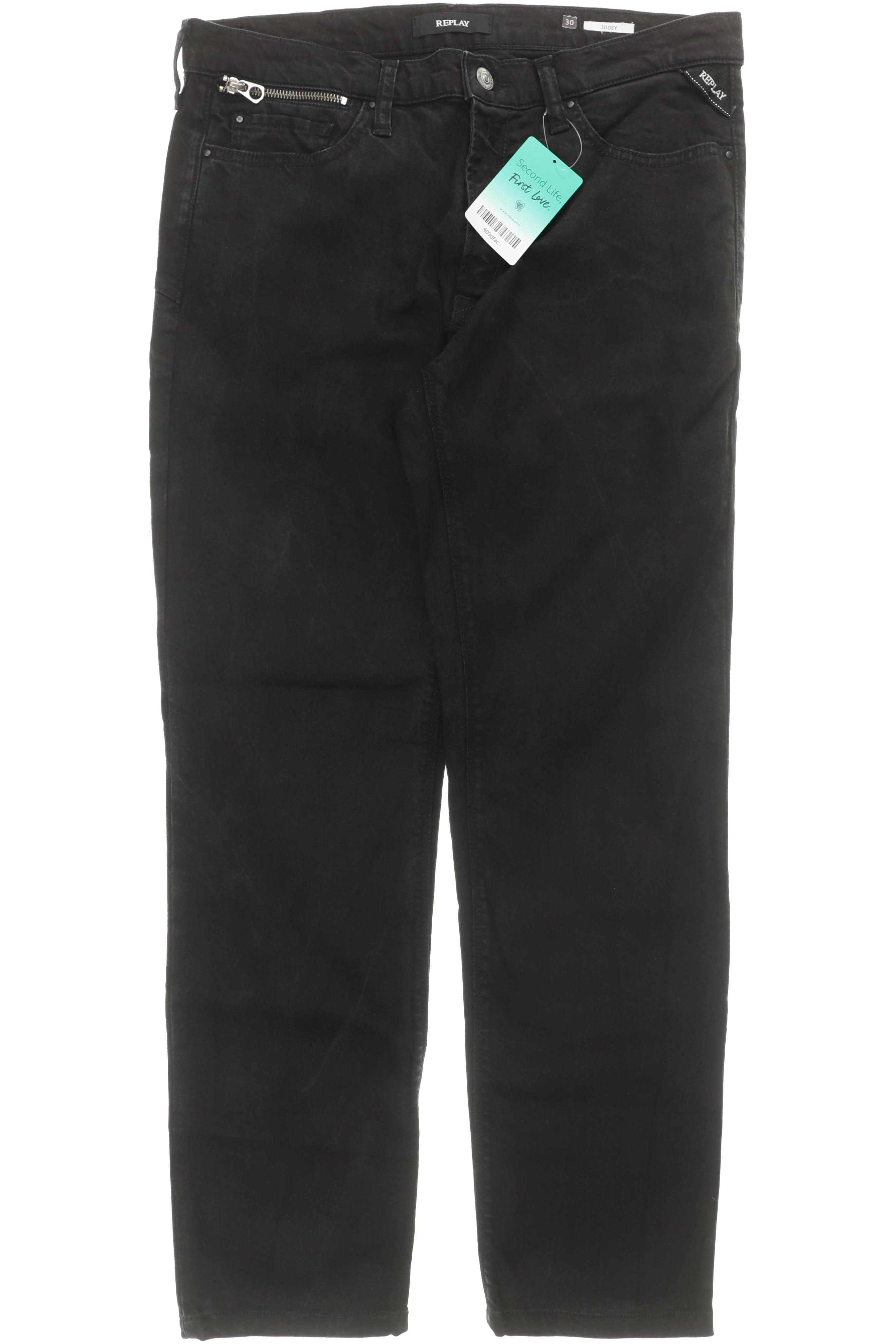 

Replay Damen Jeans, schwarz, Gr. 30