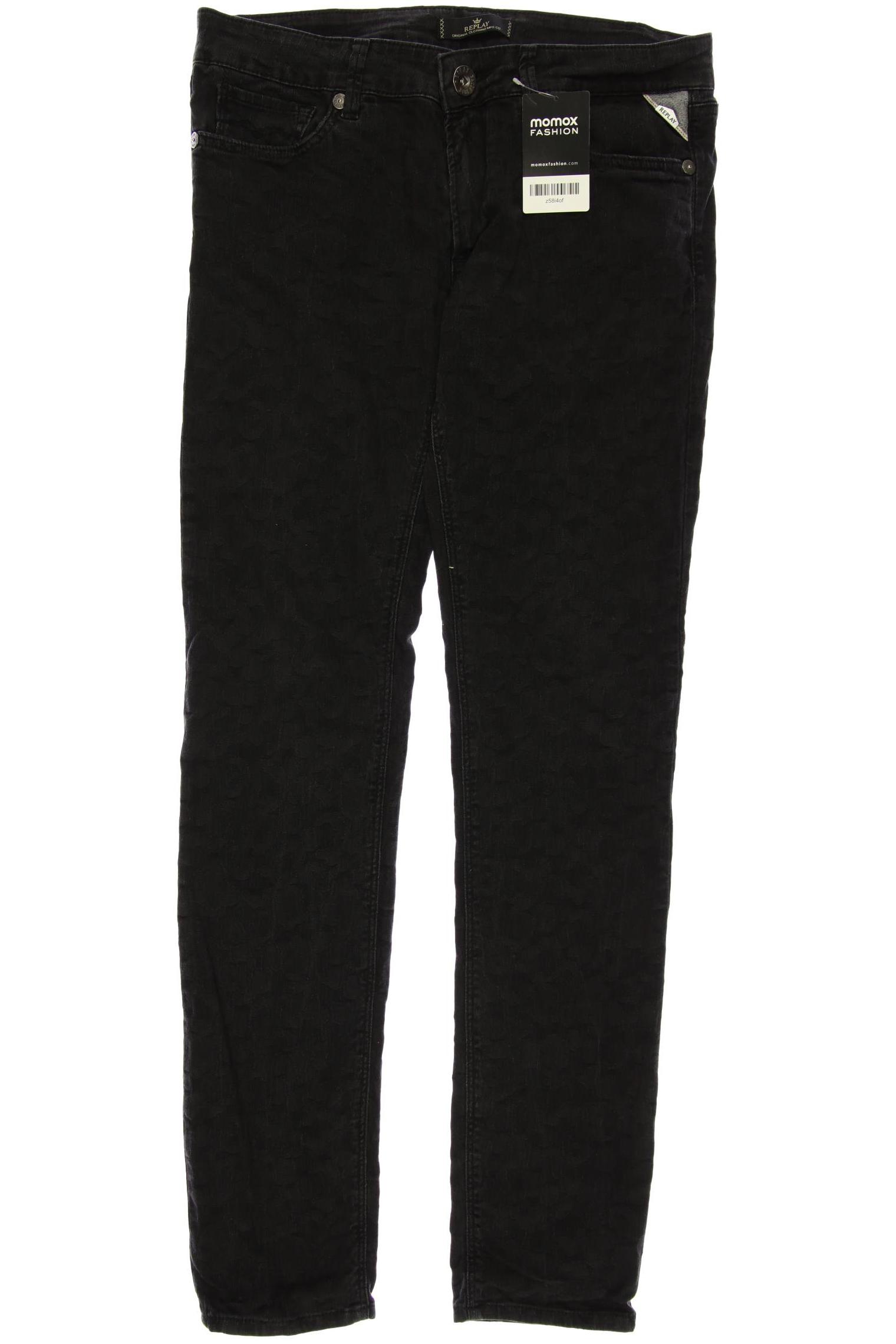 

Replay Damen Jeans, schwarz, Gr. 30