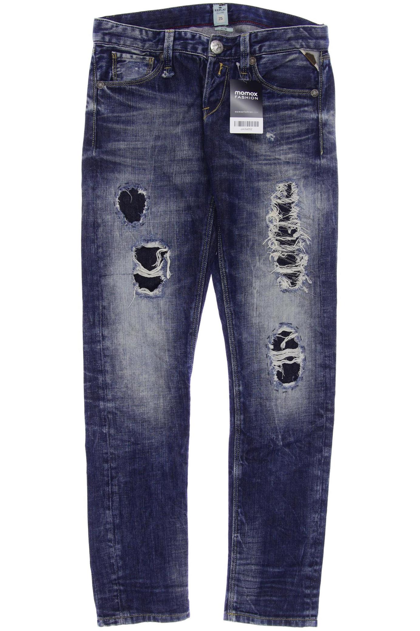 

Replay Damen Jeans, blau, Gr. 25