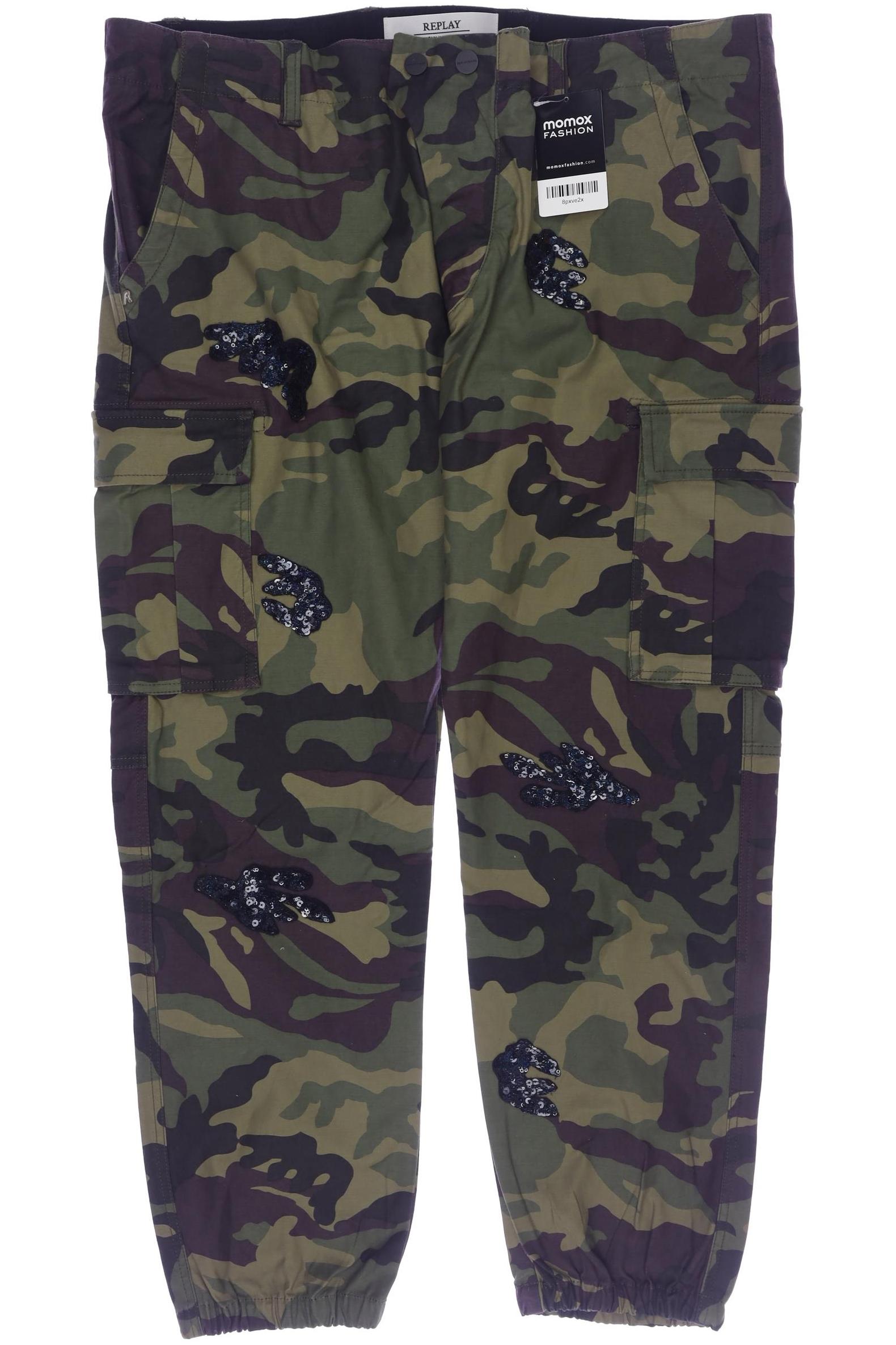 

Replay Damen Jeans, grün, Gr. 33