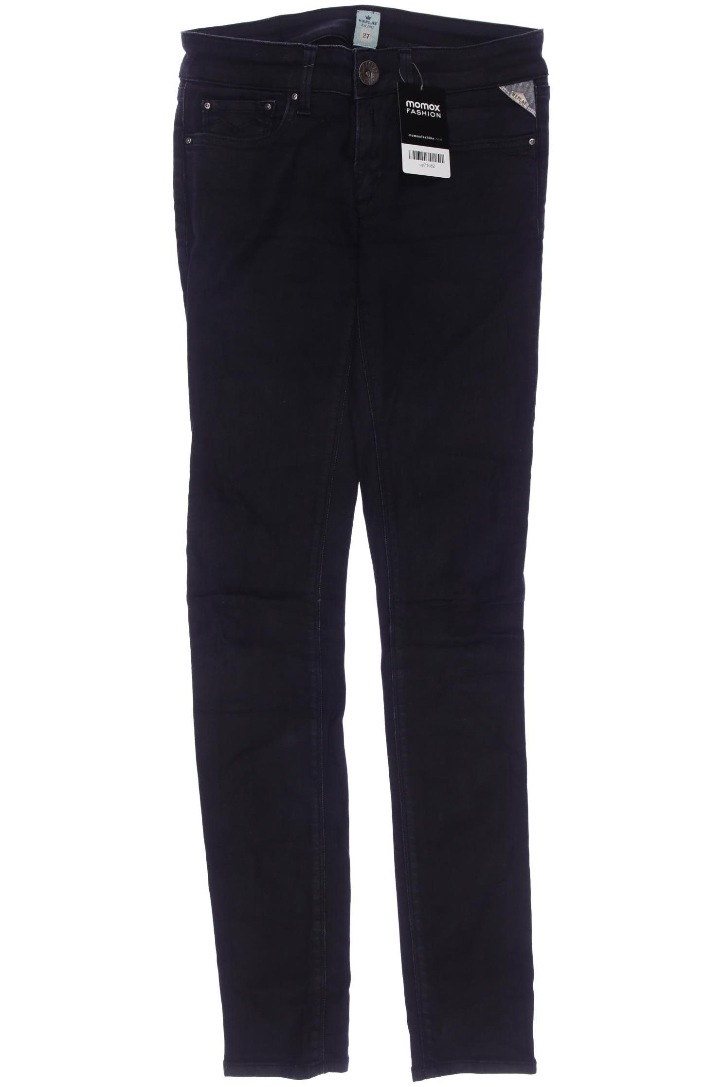 

Replay Damen Jeans, schwarz, Gr. 27
