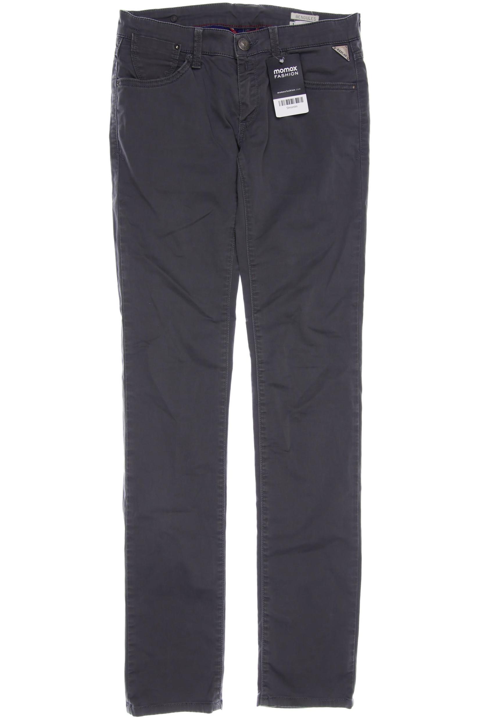 

Replay Damen Jeans, grau, Gr. 26