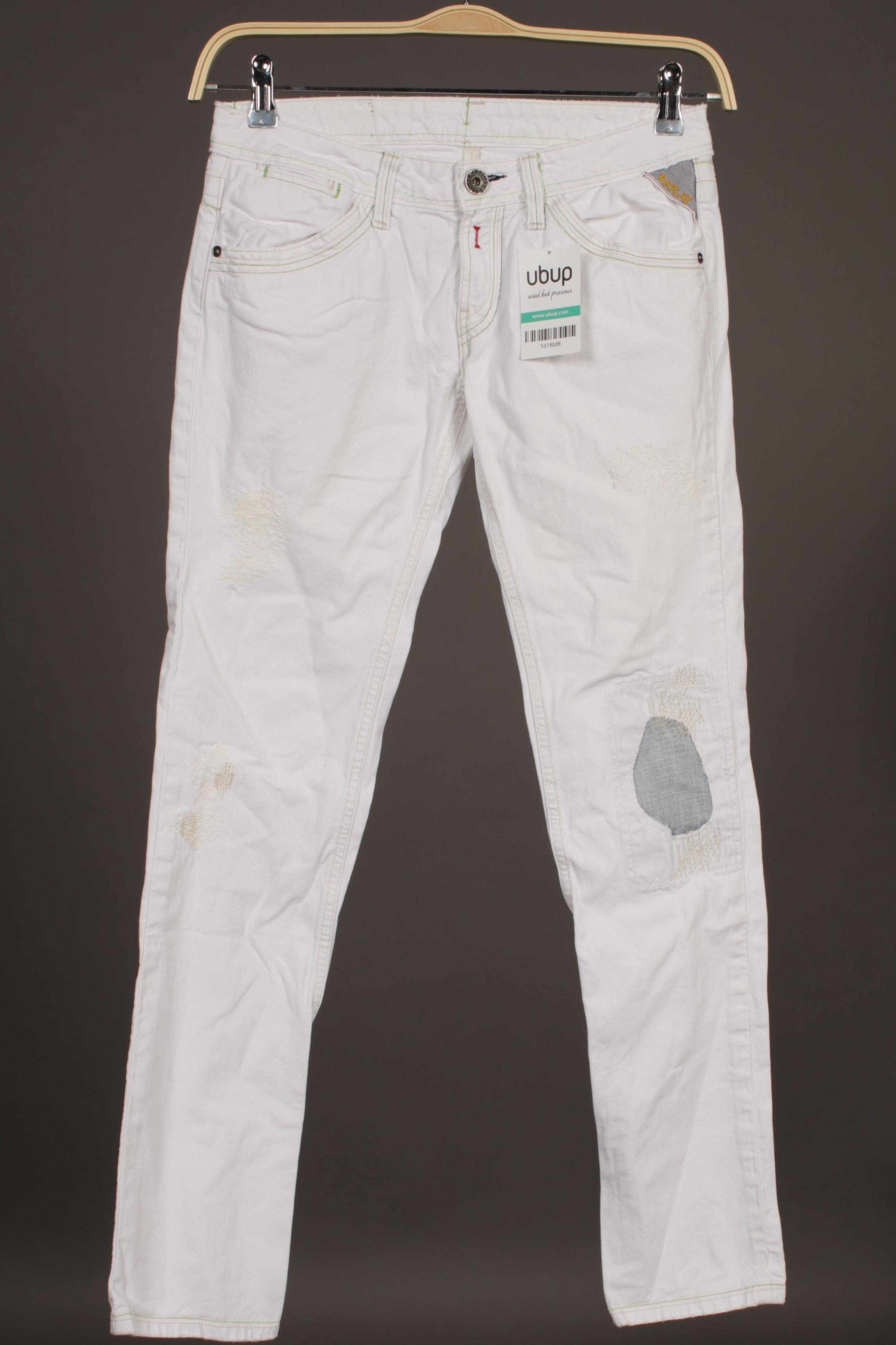 

Replay Damen Jeans, weiß, Gr. 27