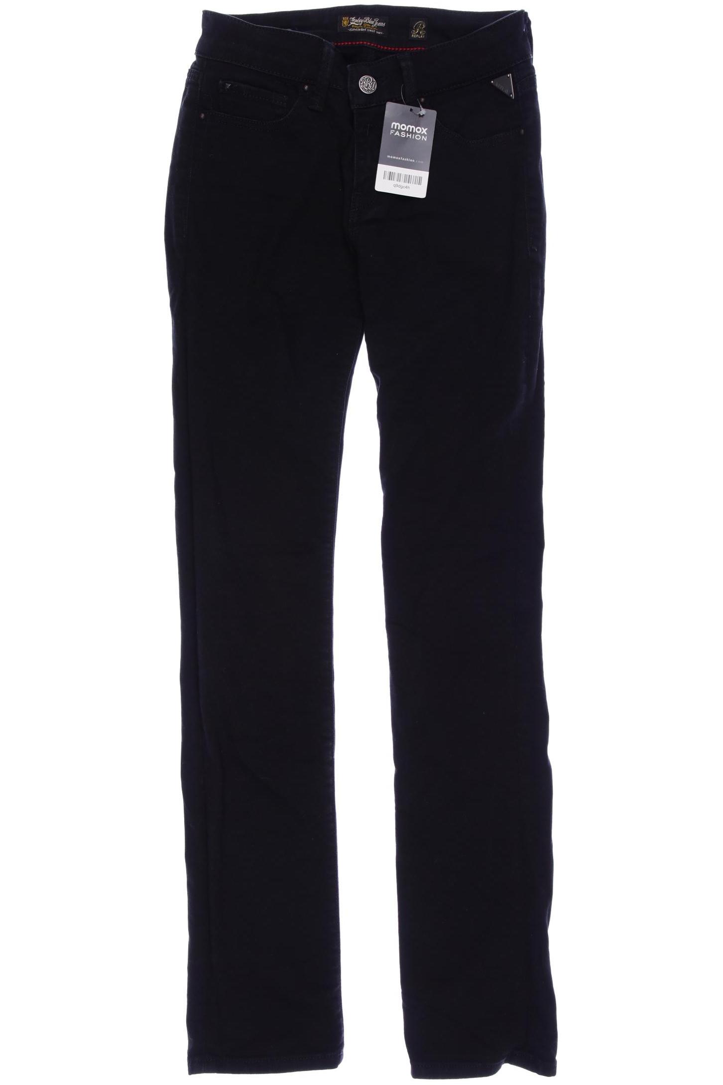 

Replay Damen Jeans, schwarz, Gr. 26