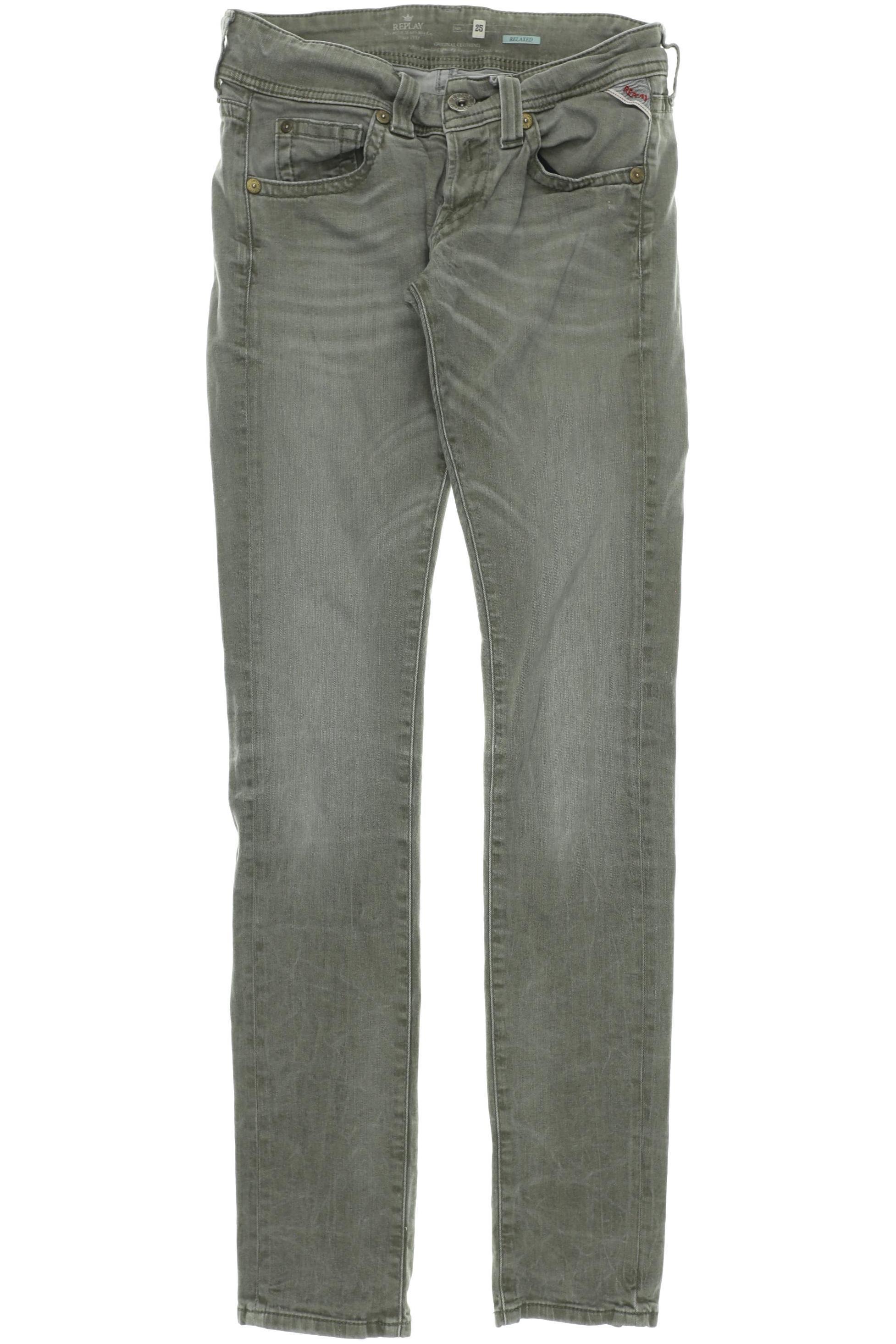 

Replay Damen Jeans, grün, Gr. 25