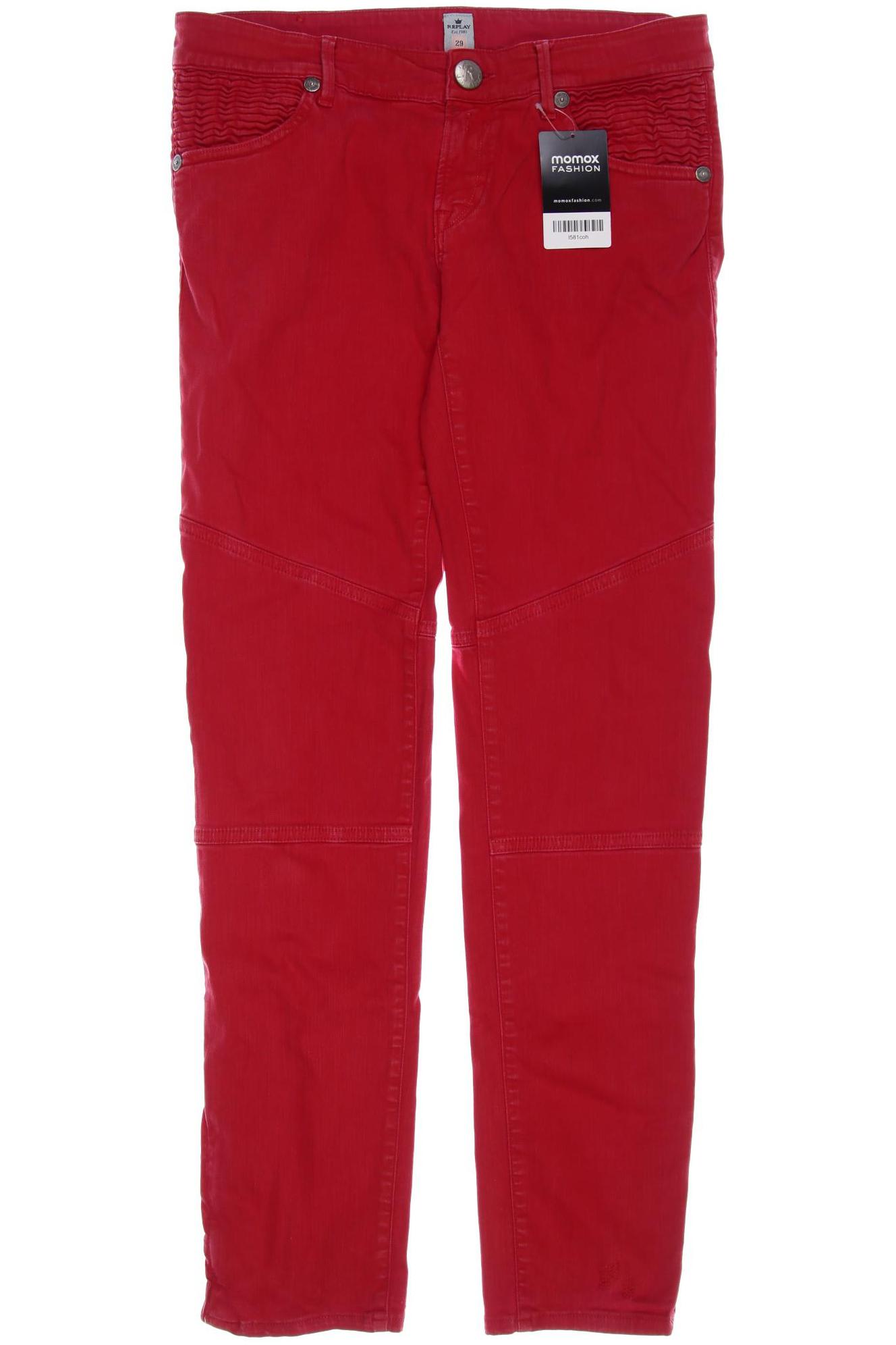 

Replay Damen Jeans, rot