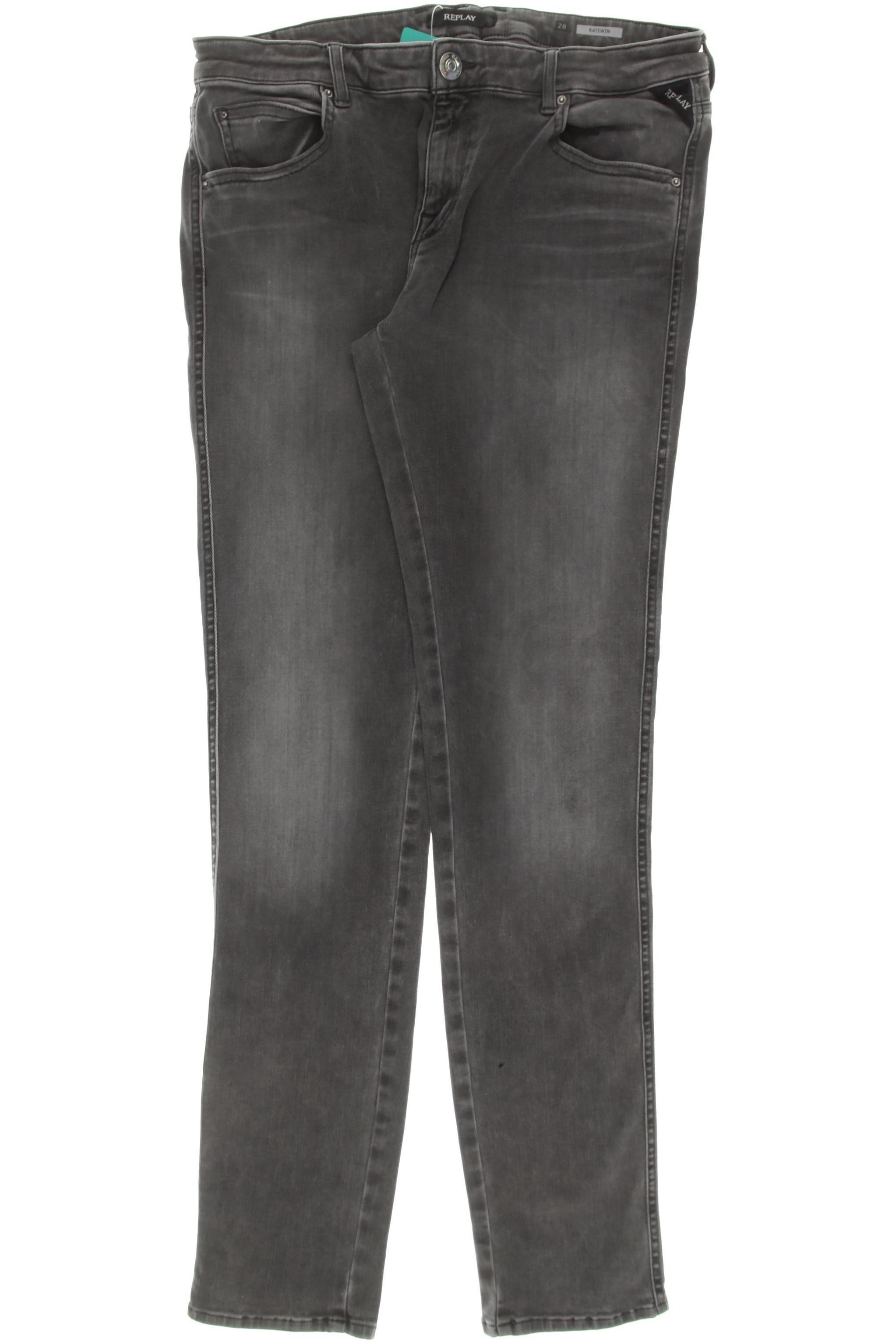 

Replay Damen Jeans, grau, Gr. 28