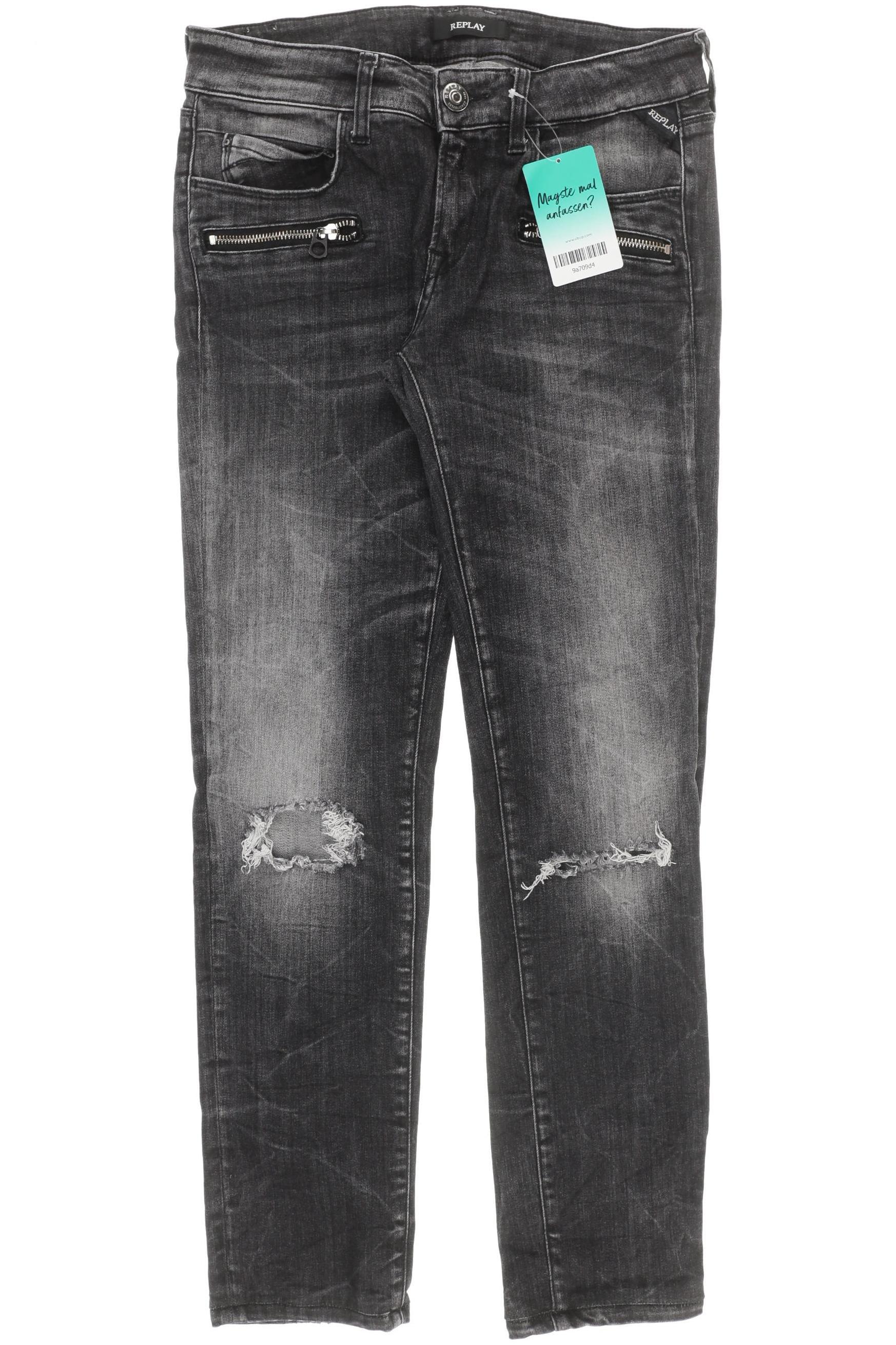 

Replay Damen Jeans, schwarz, Gr. 27