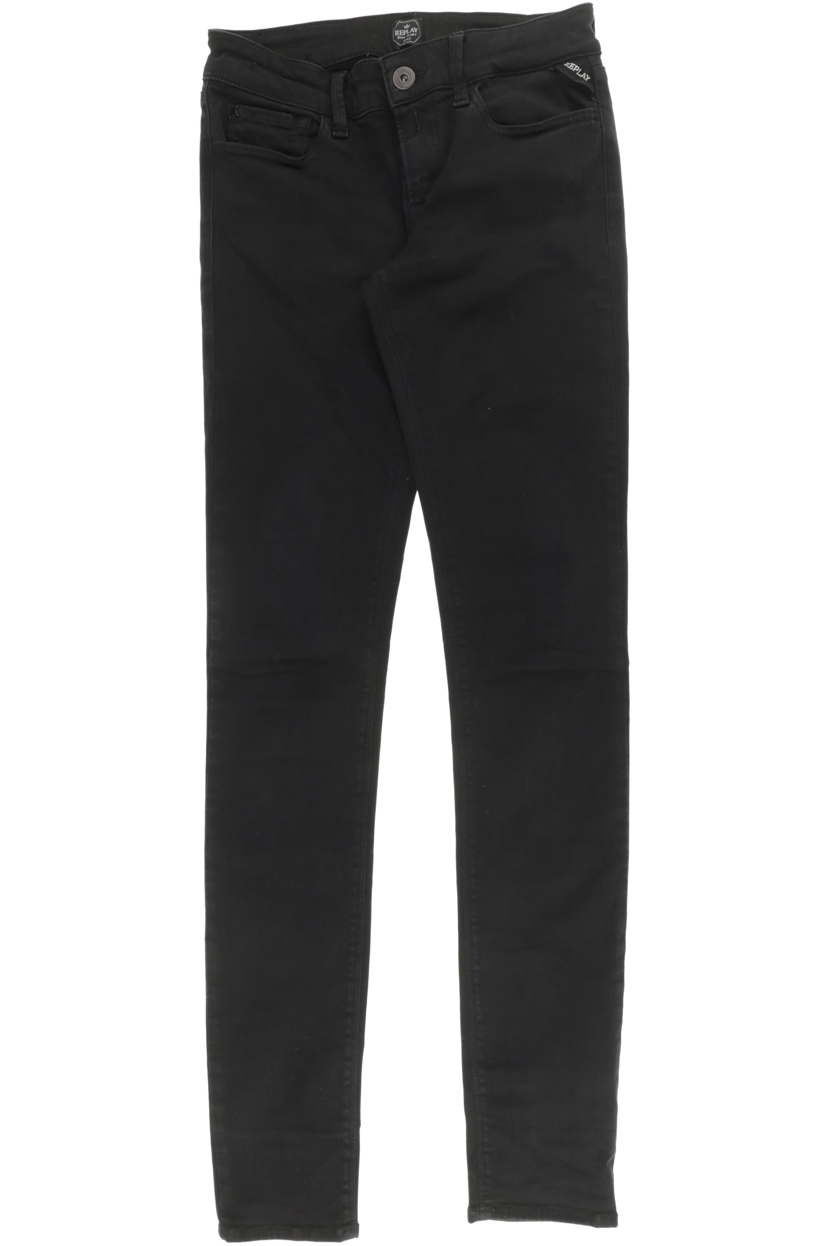 

Replay Damen Jeans, schwarz, Gr. 26