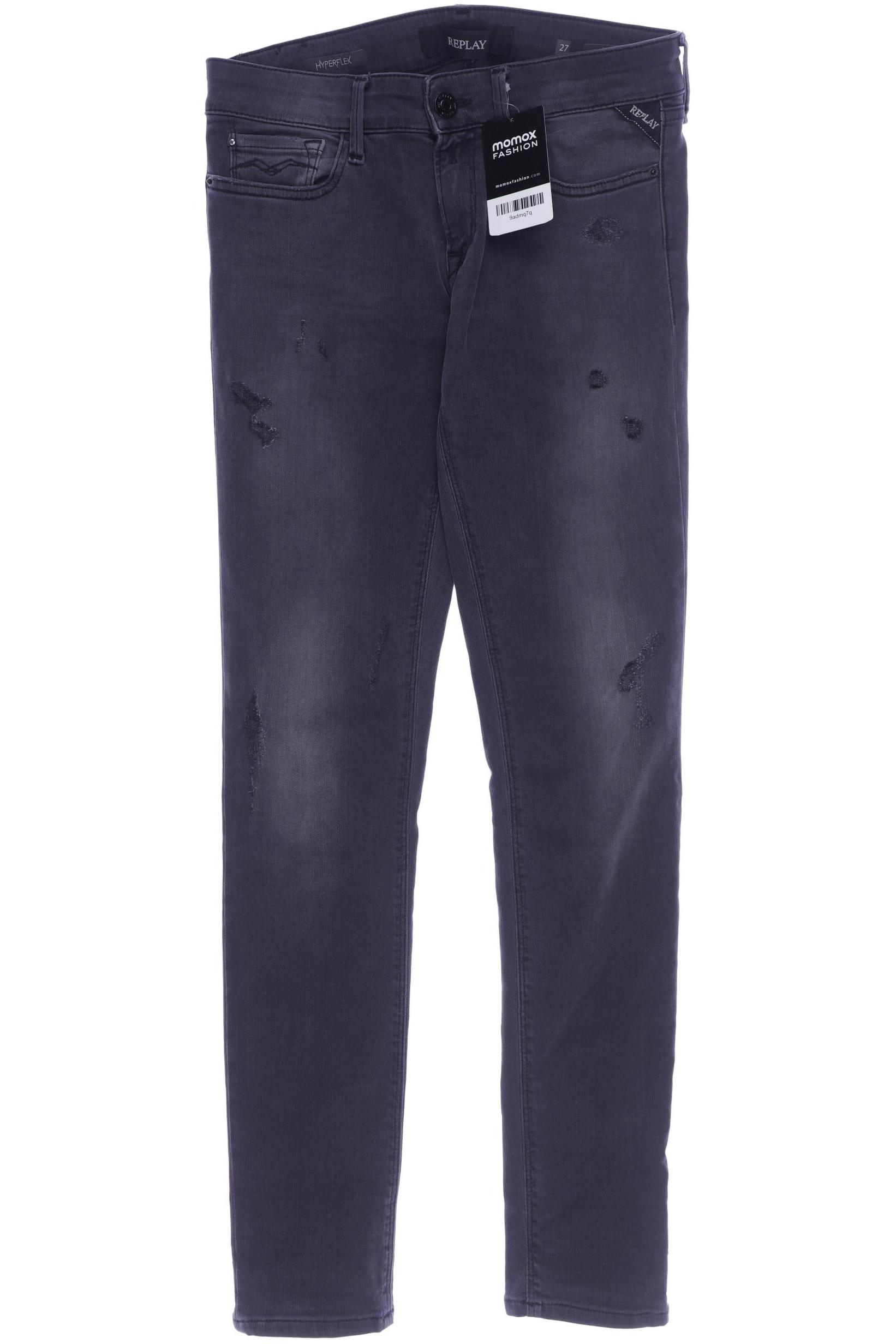 

Replay Damen Jeans, grau, Gr. 27