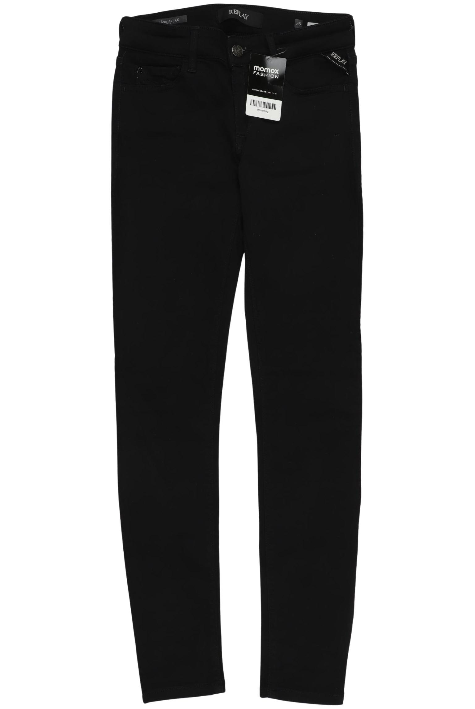 

Replay Damen Jeans, schwarz, Gr. 26