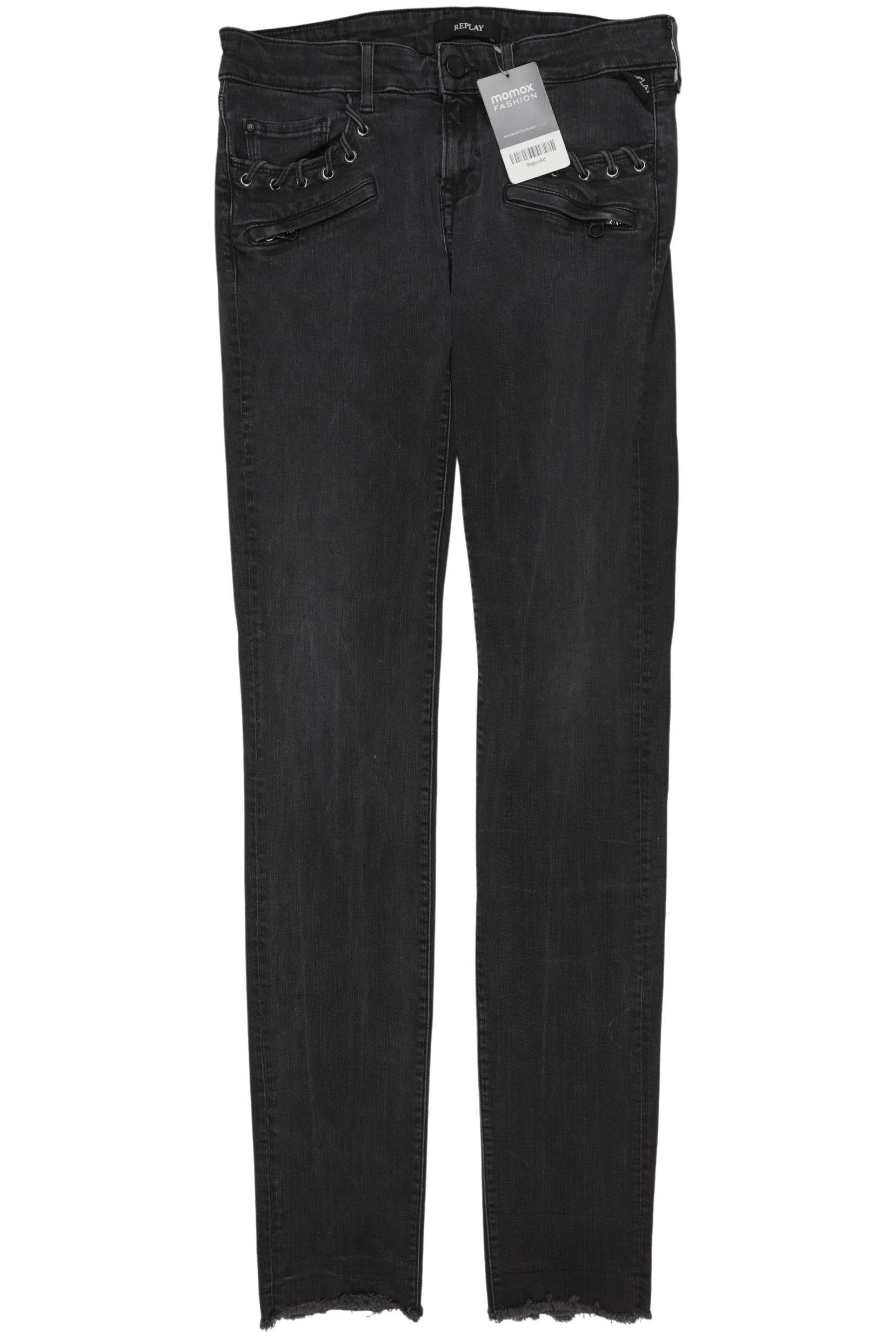 

Replay Damen Jeans, grau, Gr. 28