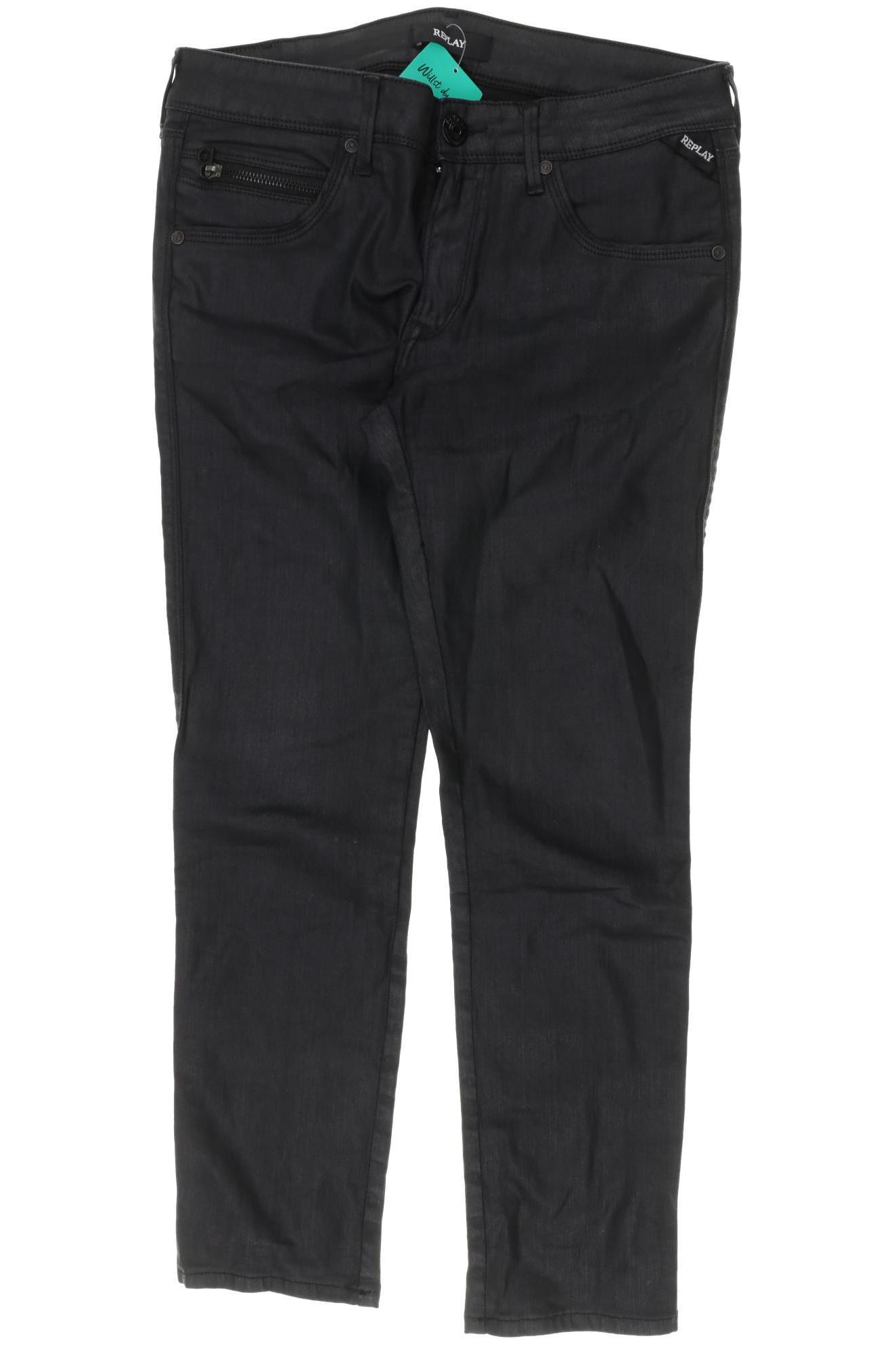 

Replay Damen Jeans, schwarz, Gr. 31