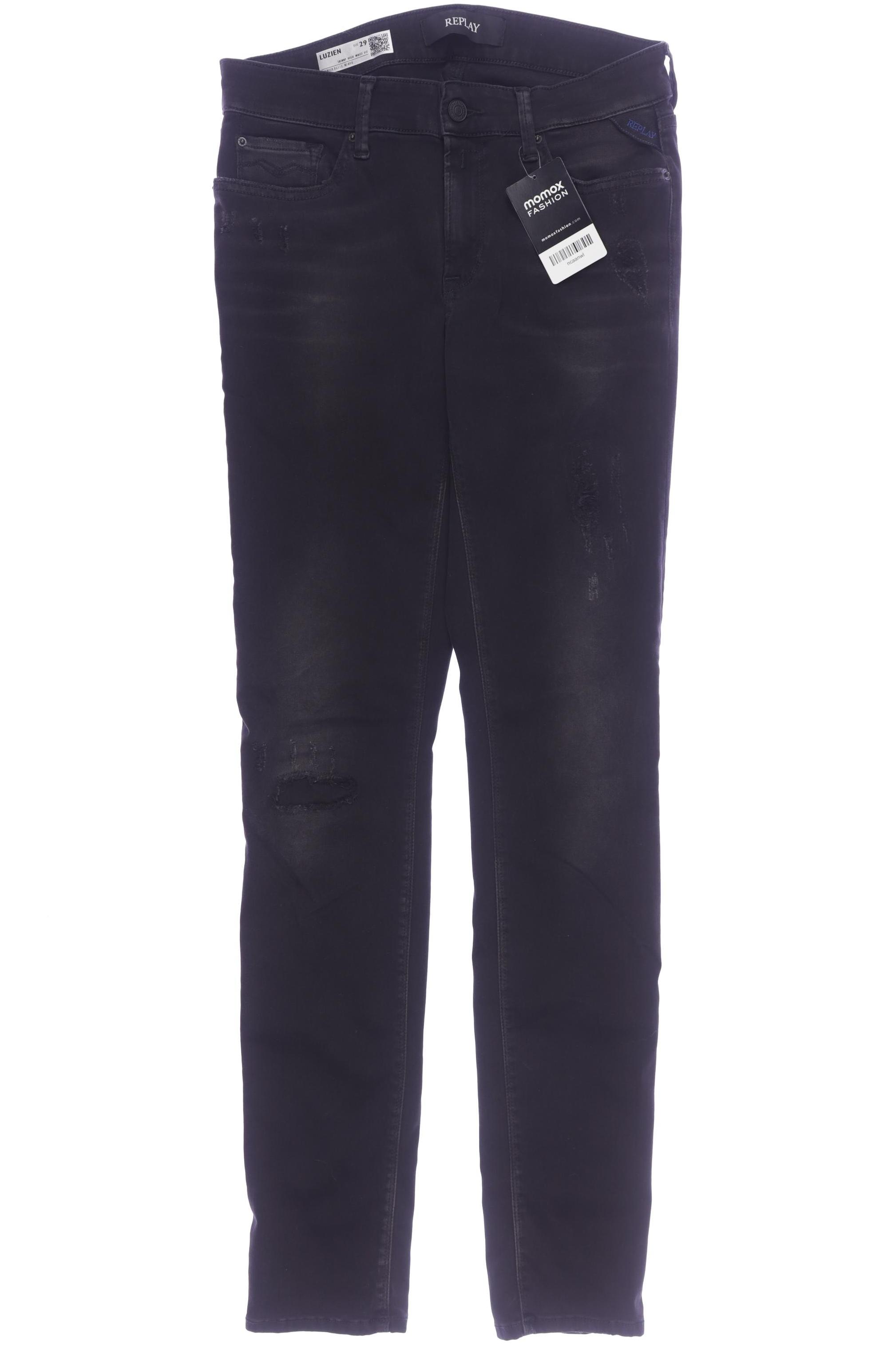 

Replay Damen Jeans, schwarz, Gr. 29