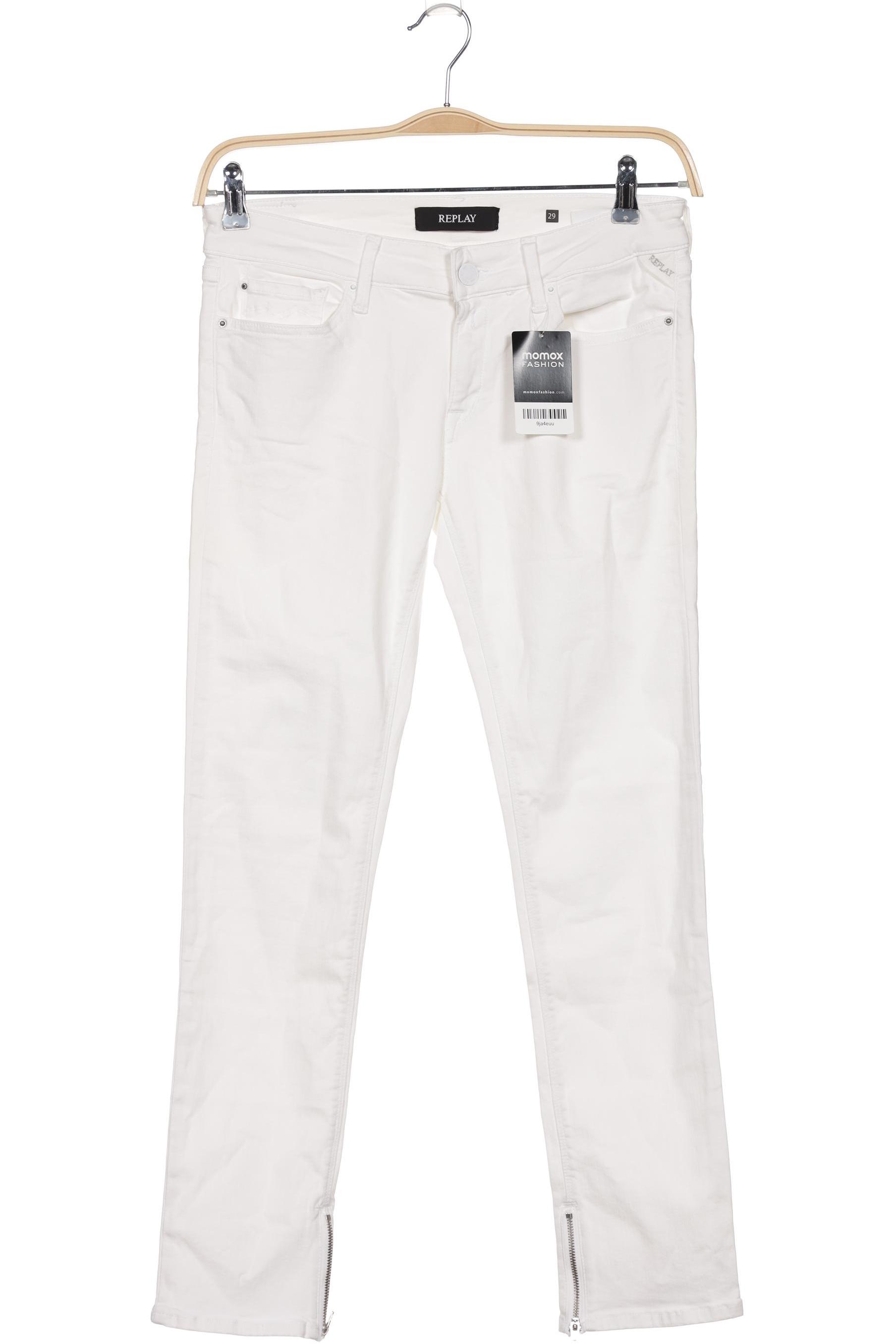 

Replay Damen Jeans, weiß, Gr. 29