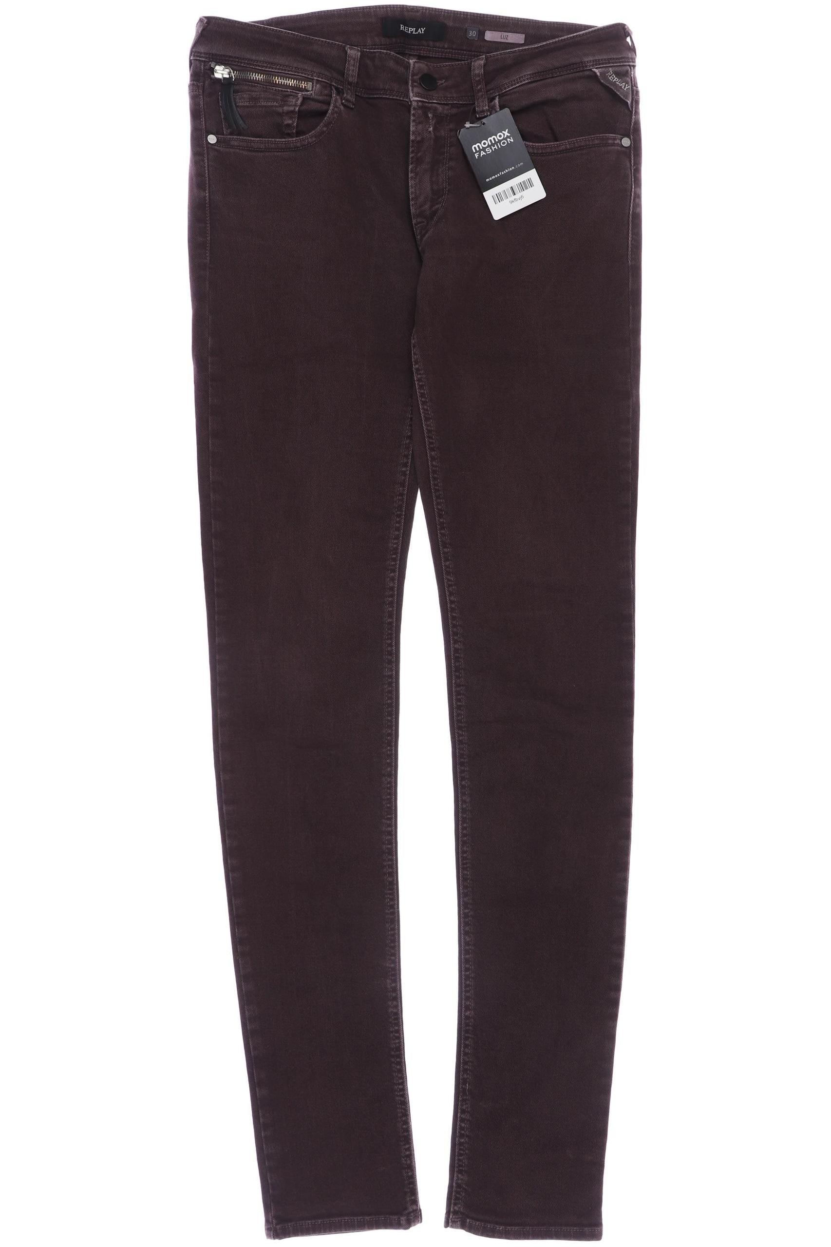 

Replay Damen Jeans, bordeaux