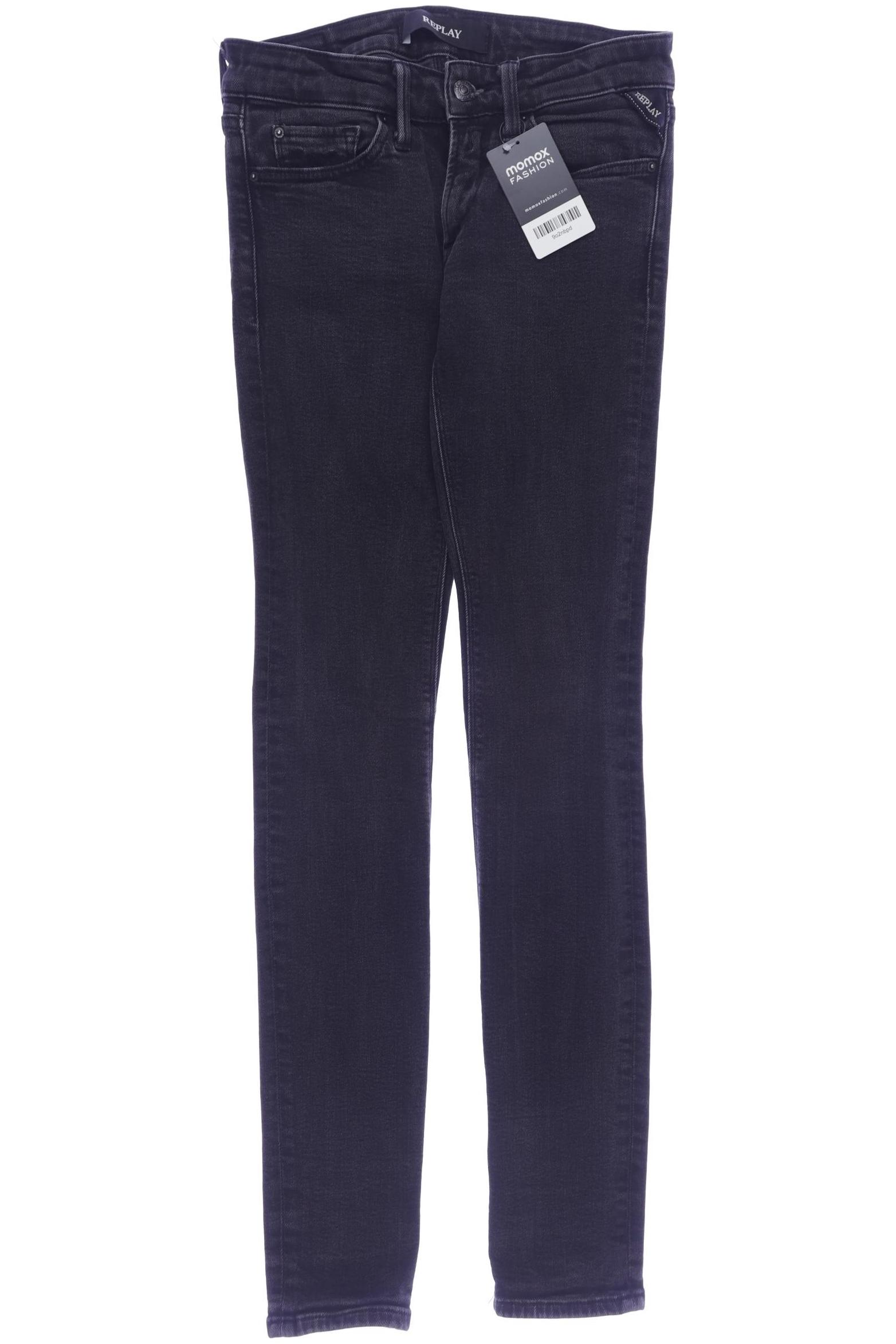 

Replay Damen Jeans, schwarz, Gr. 24
