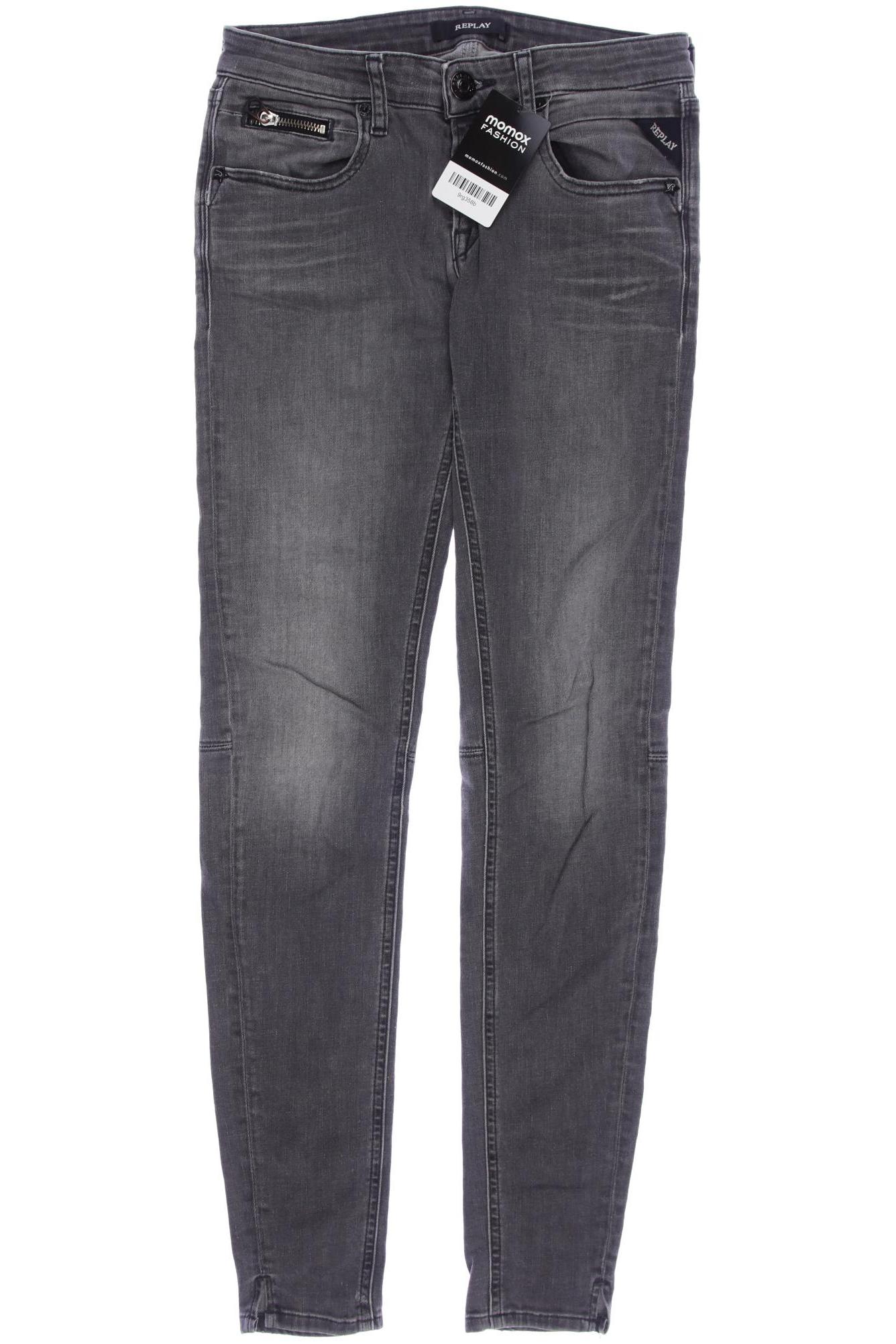 

Replay Damen Jeans, grau, Gr. 26