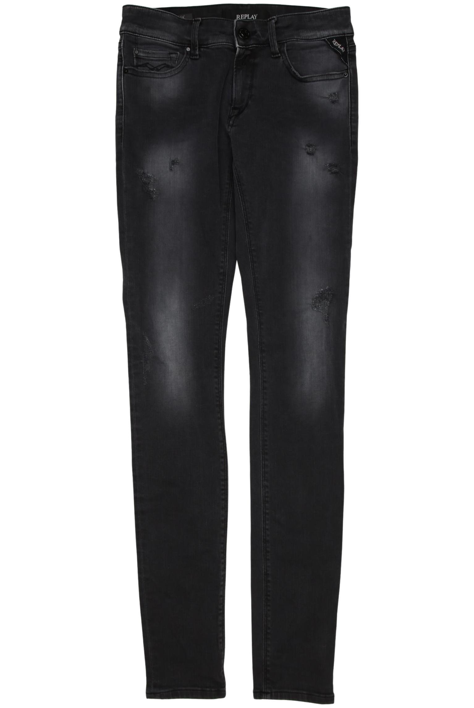 

Replay Damen Jeans, schwarz, Gr. 26