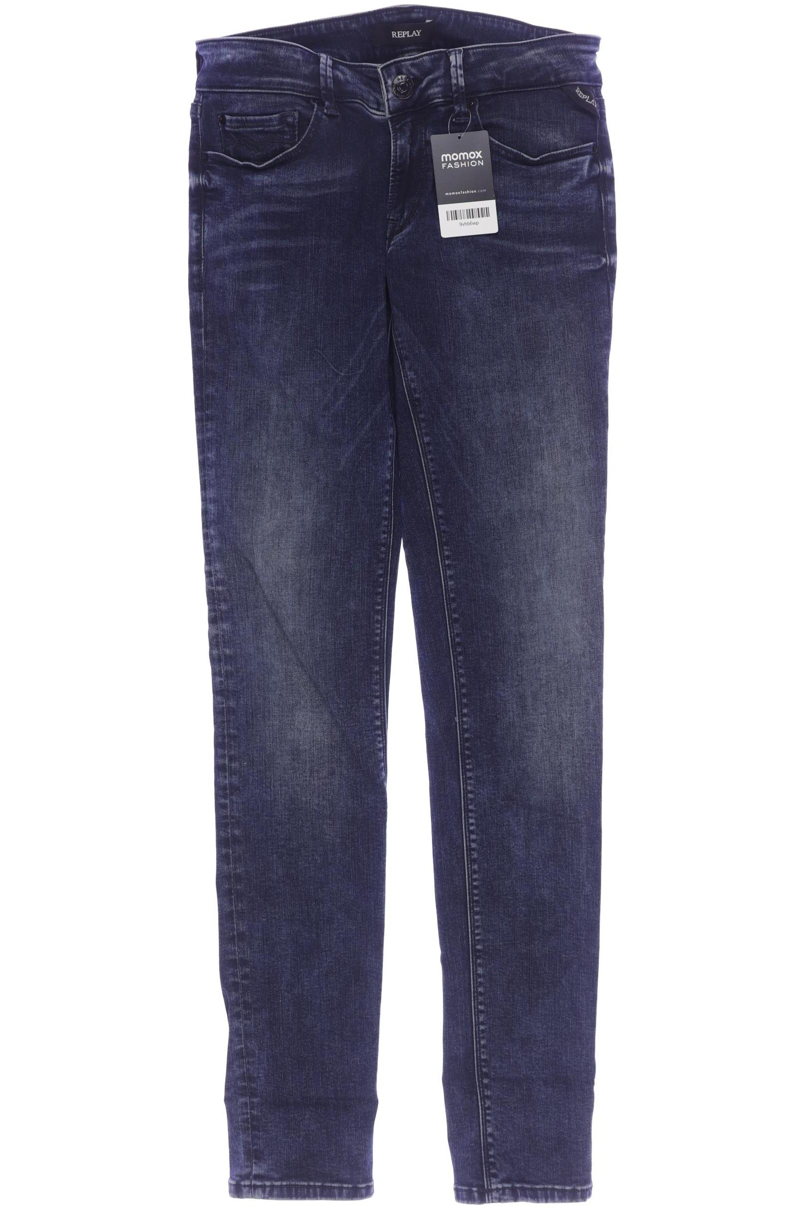

Replay Damen Jeans, marineblau, Gr. 28