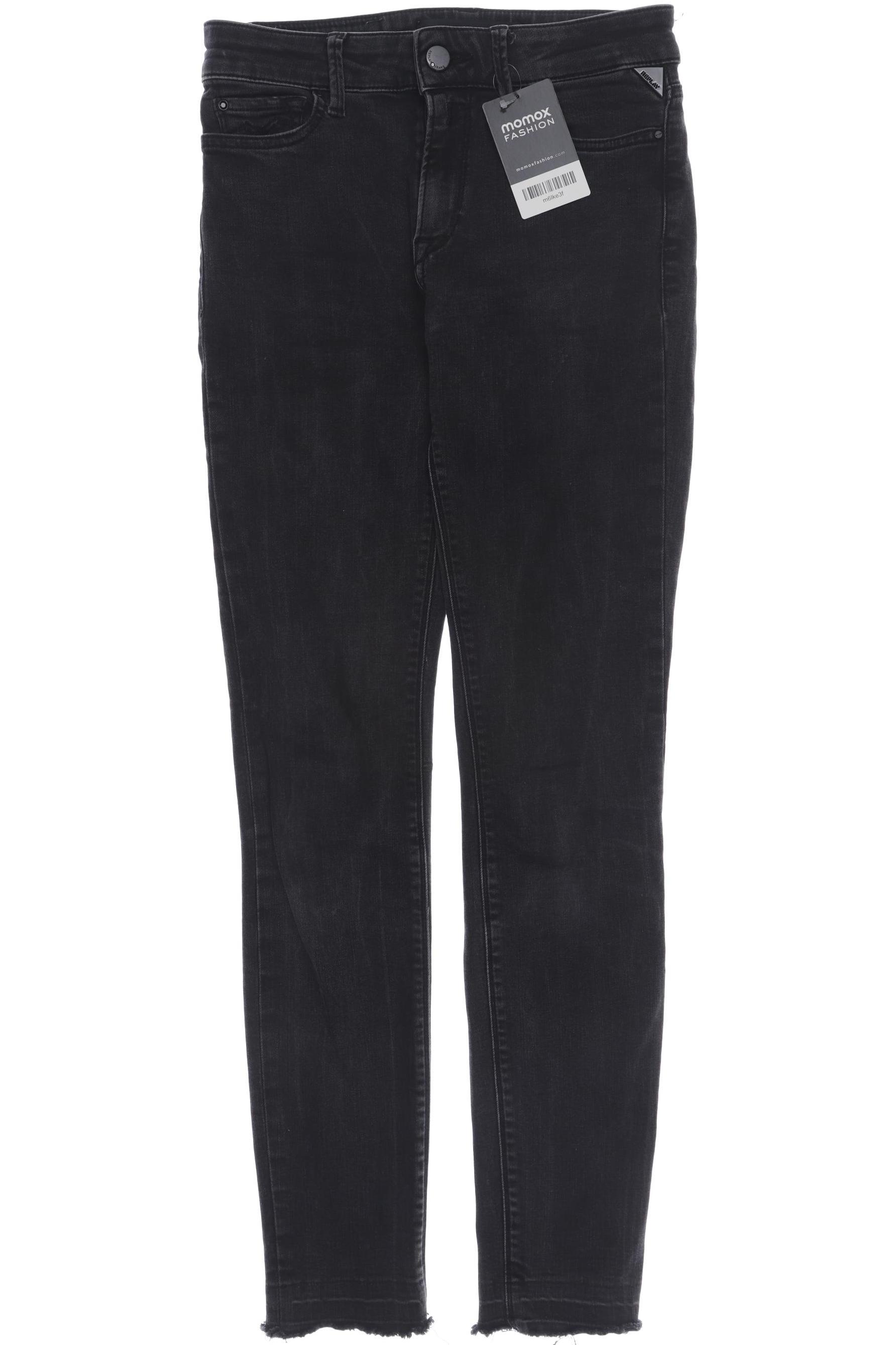 

Replay Damen Jeans, schwarz, Gr. 25