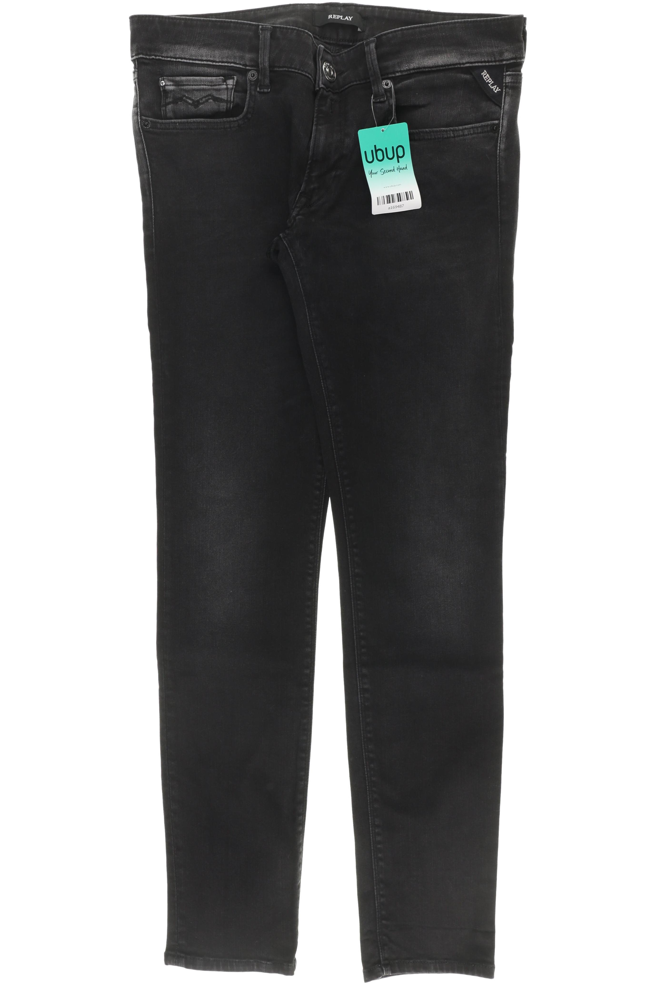 

Replay Damen Jeans, schwarz, Gr. 30