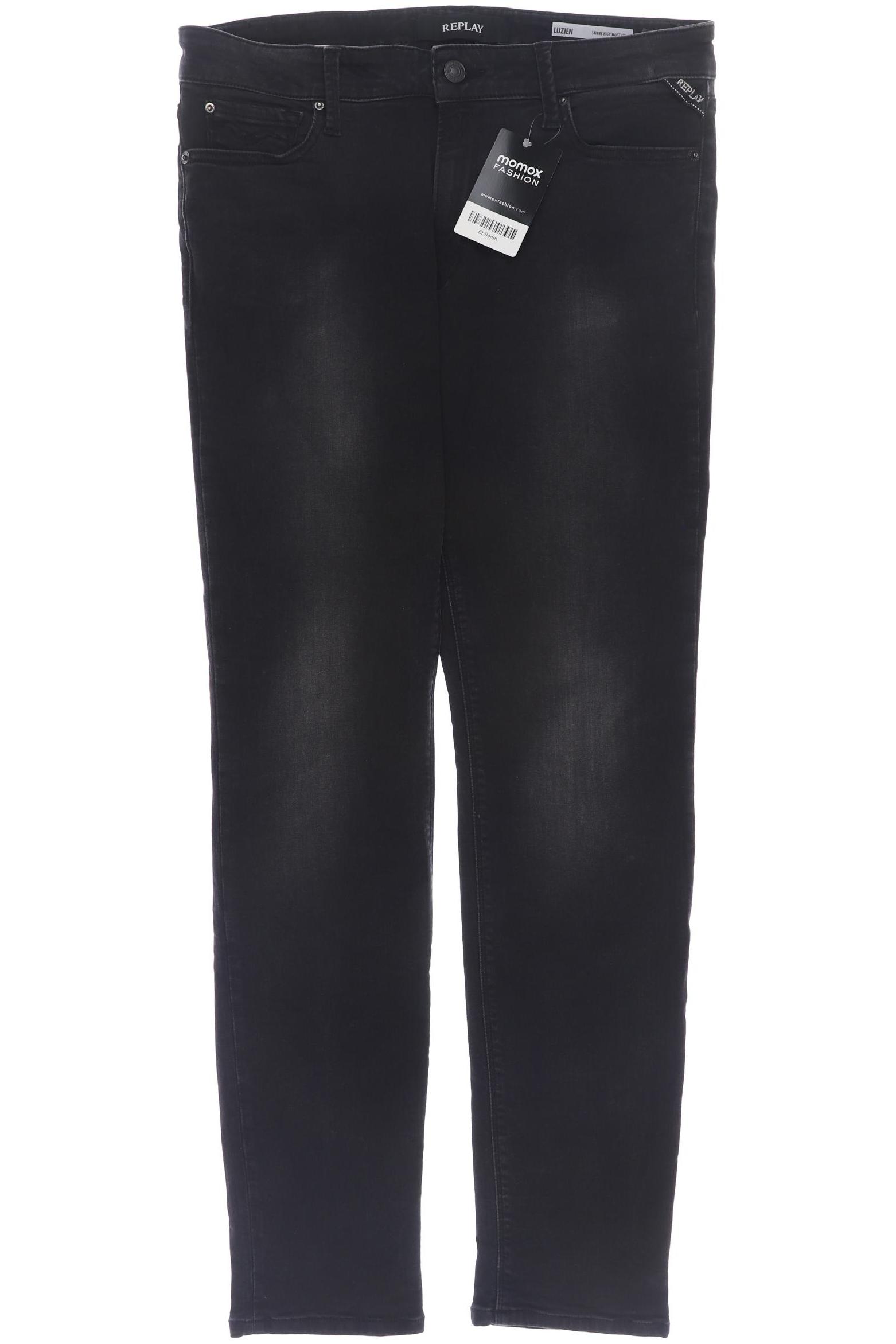 

Replay Damen Jeans, schwarz, Gr. 31