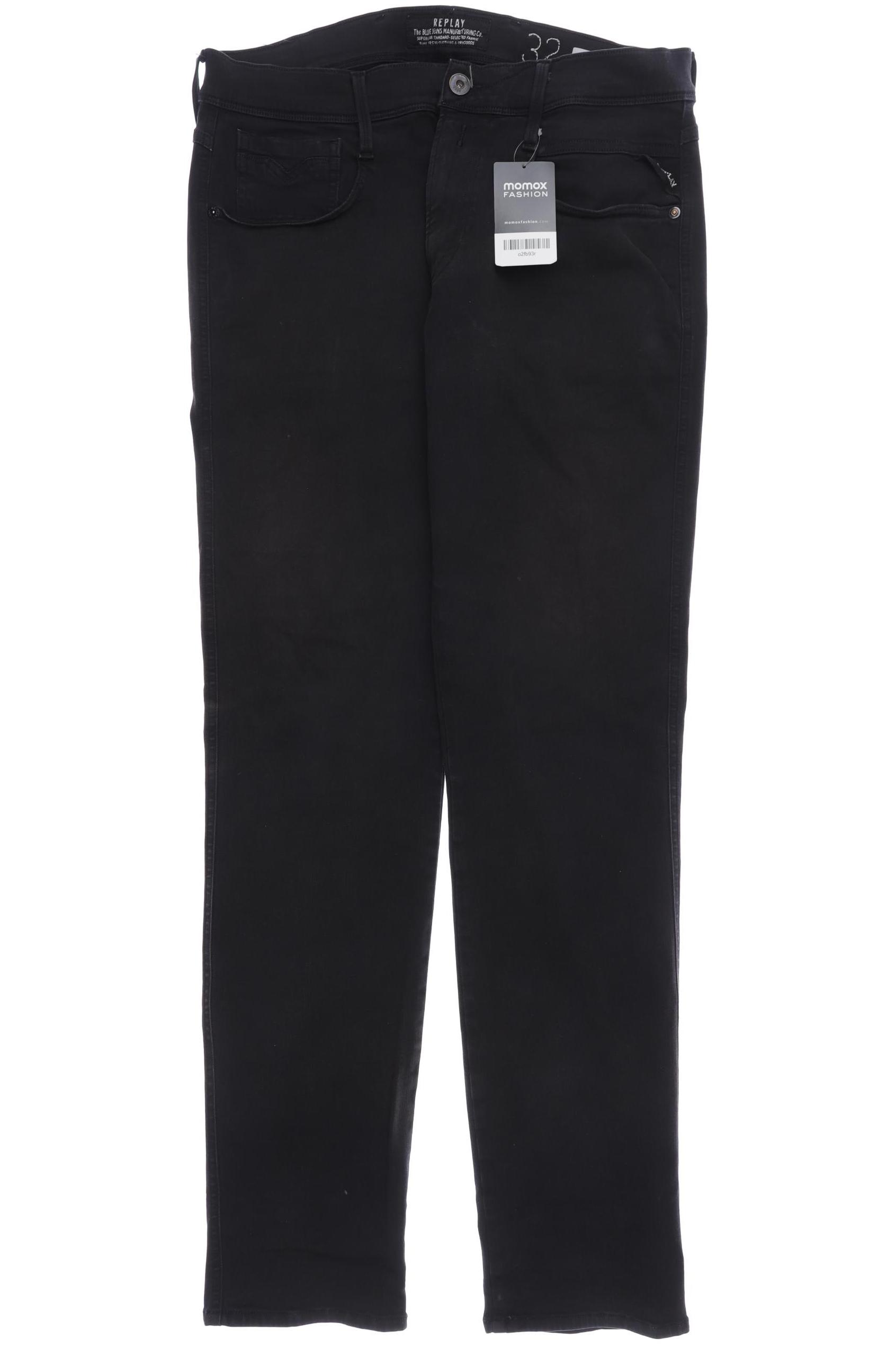 

Replay Damen Jeans, schwarz, Gr. 32