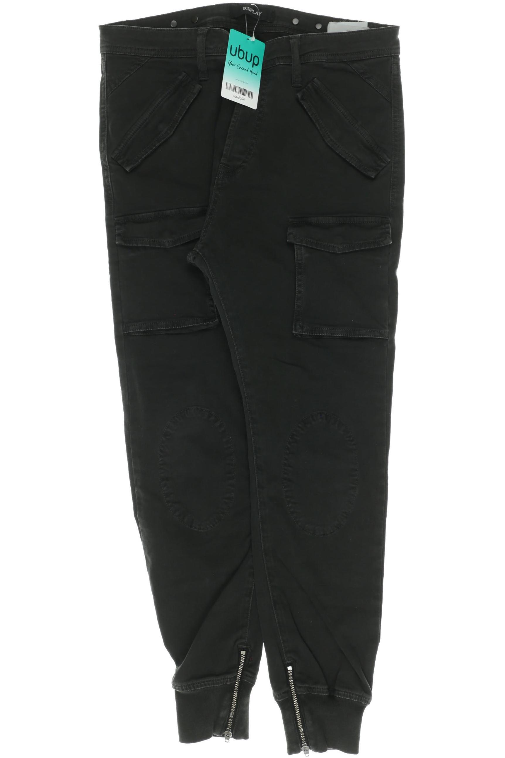

Replay Damen Jeans, schwarz, Gr. 26