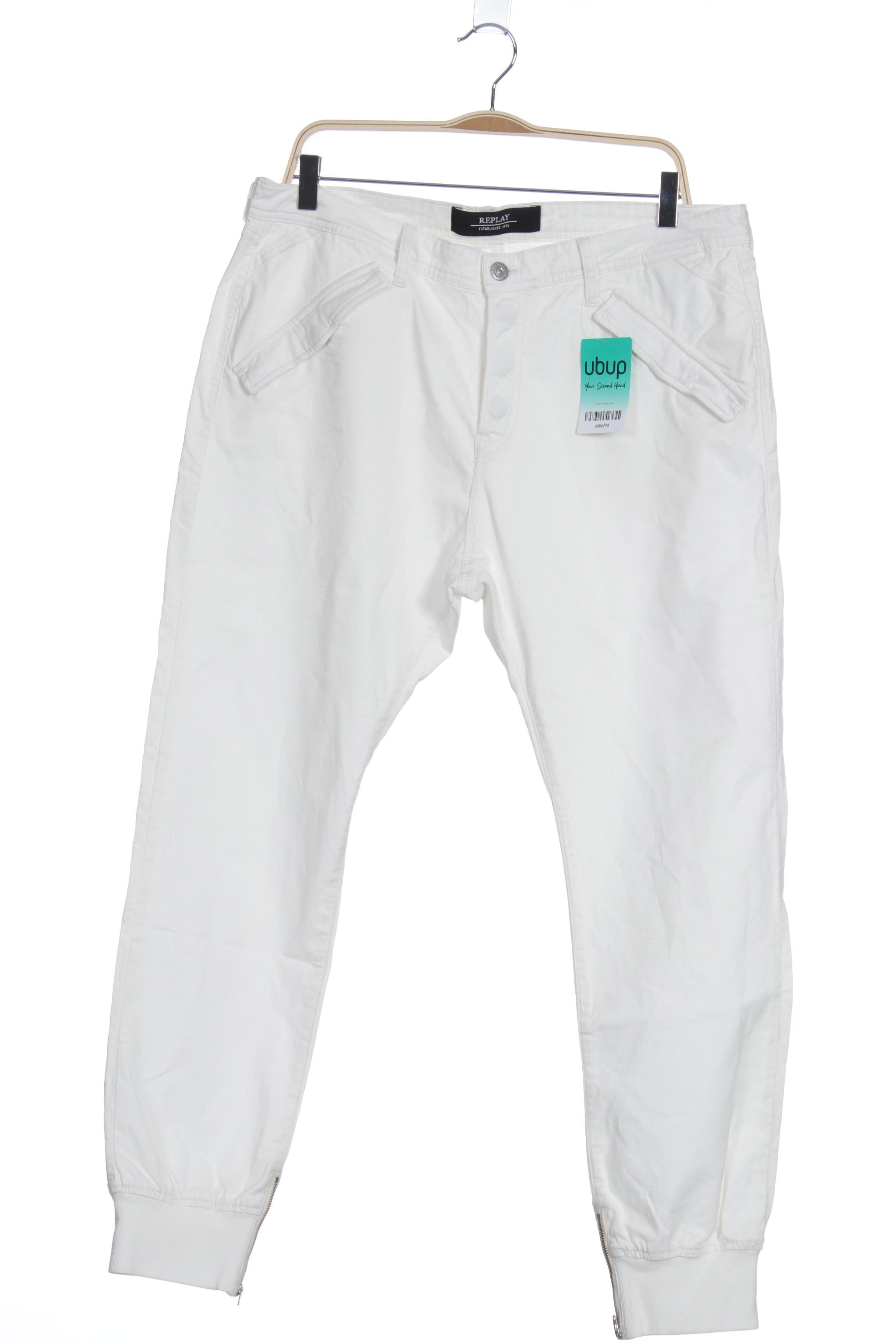 

Replay Damen Jeans, weiß, Gr. 32