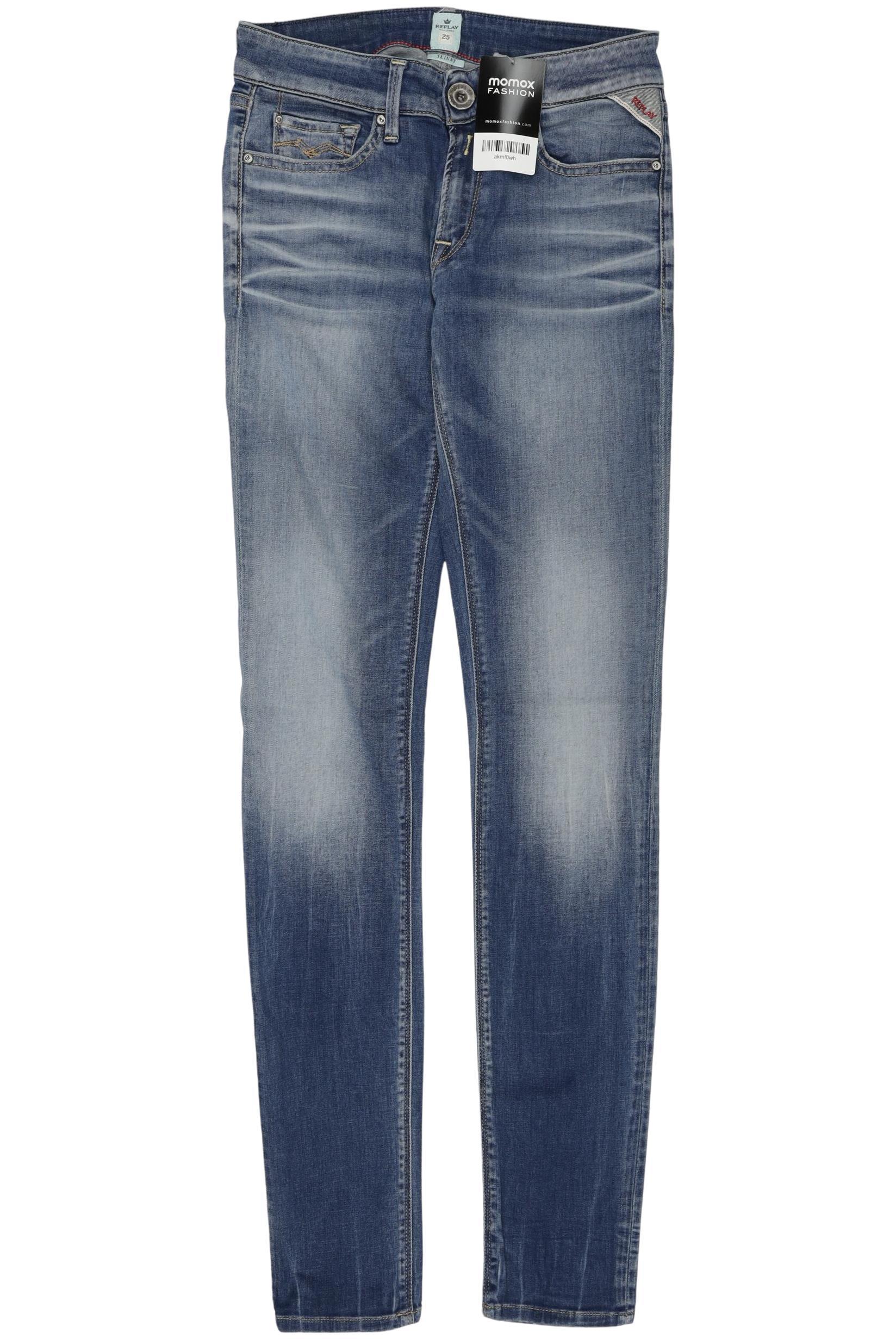 

Replay Damen Jeans, marineblau, Gr. 25