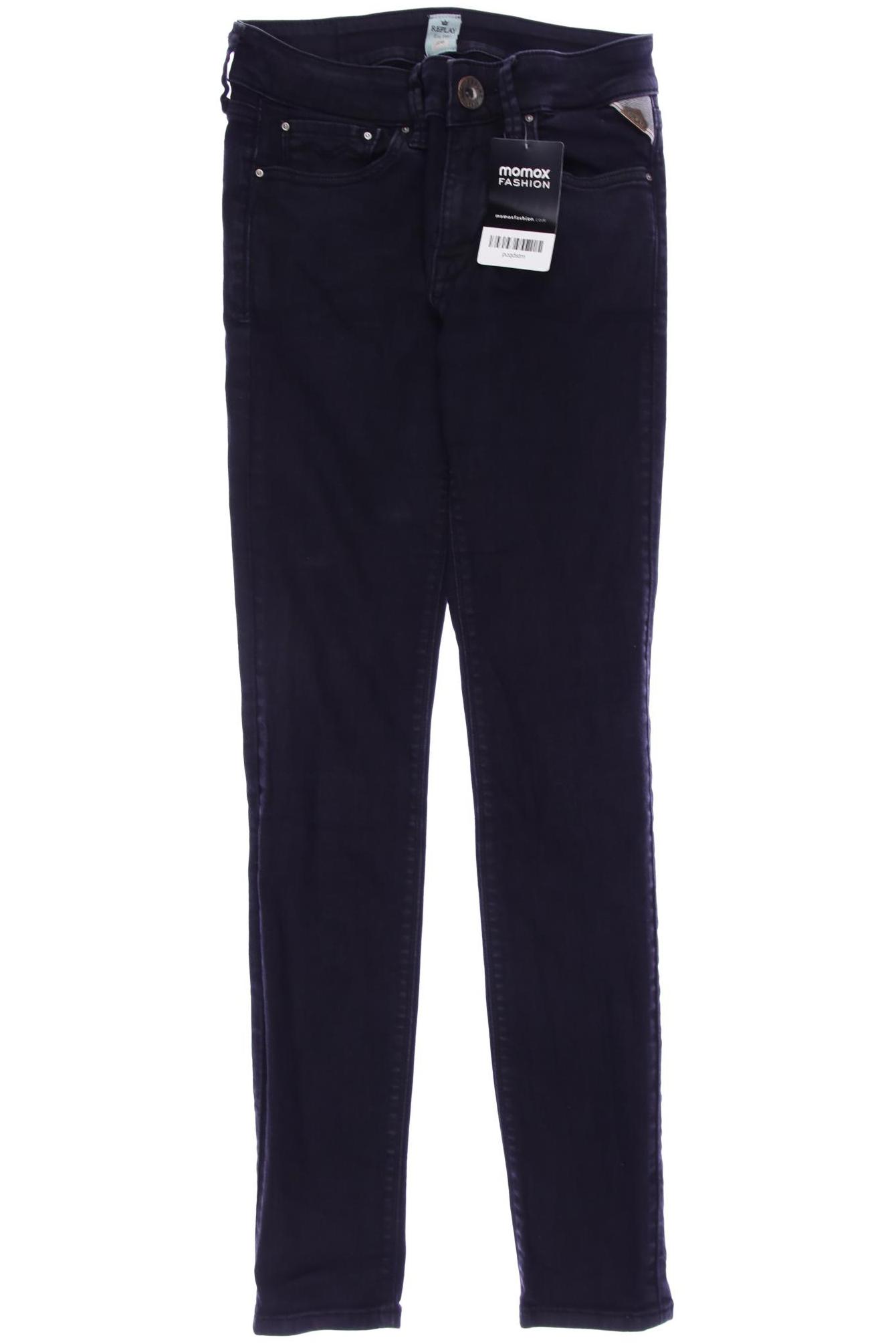 

Replay Damen Jeans, schwarz, Gr. 26