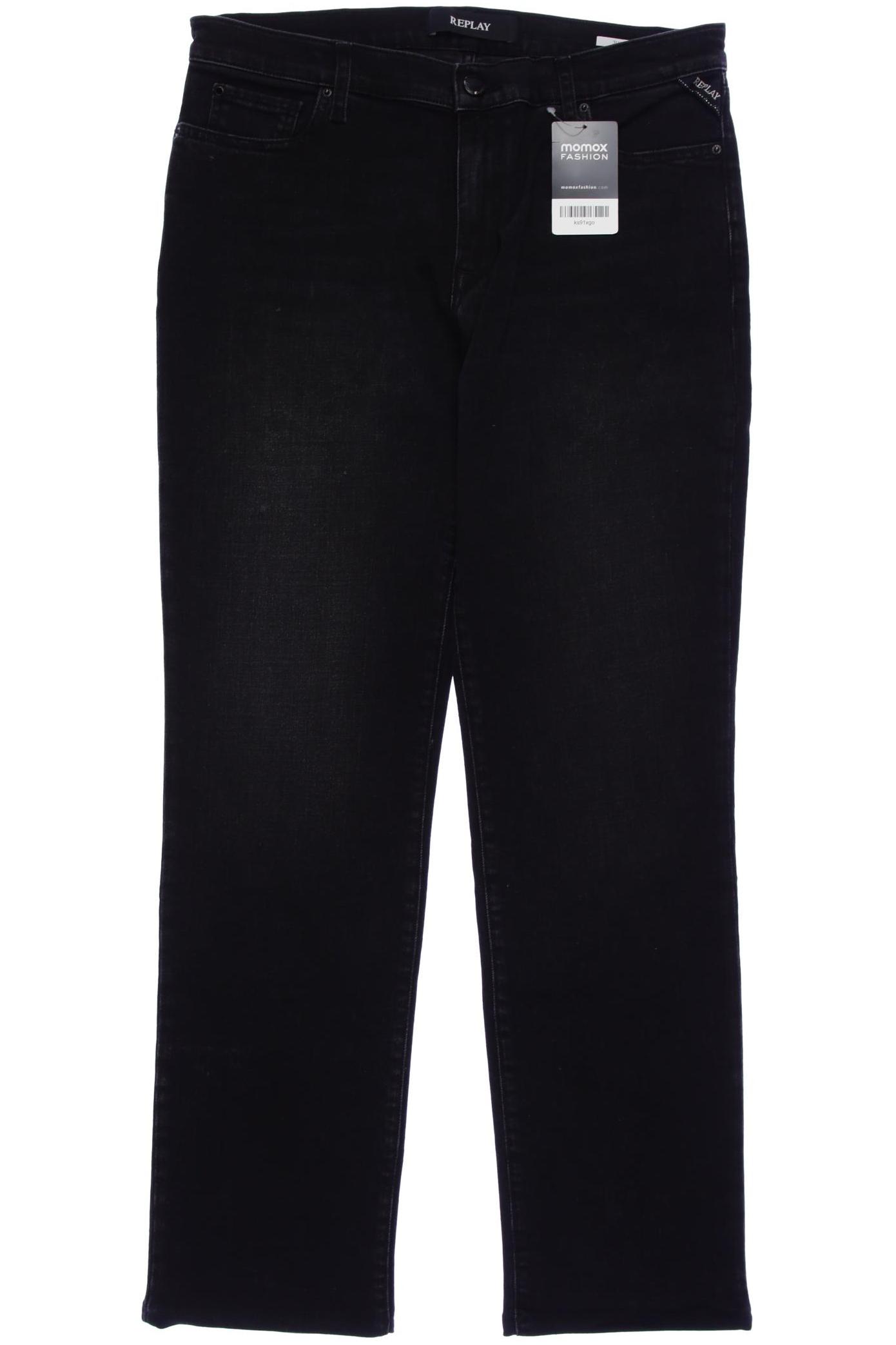 

Replay Damen Jeans, schwarz, Gr. 30