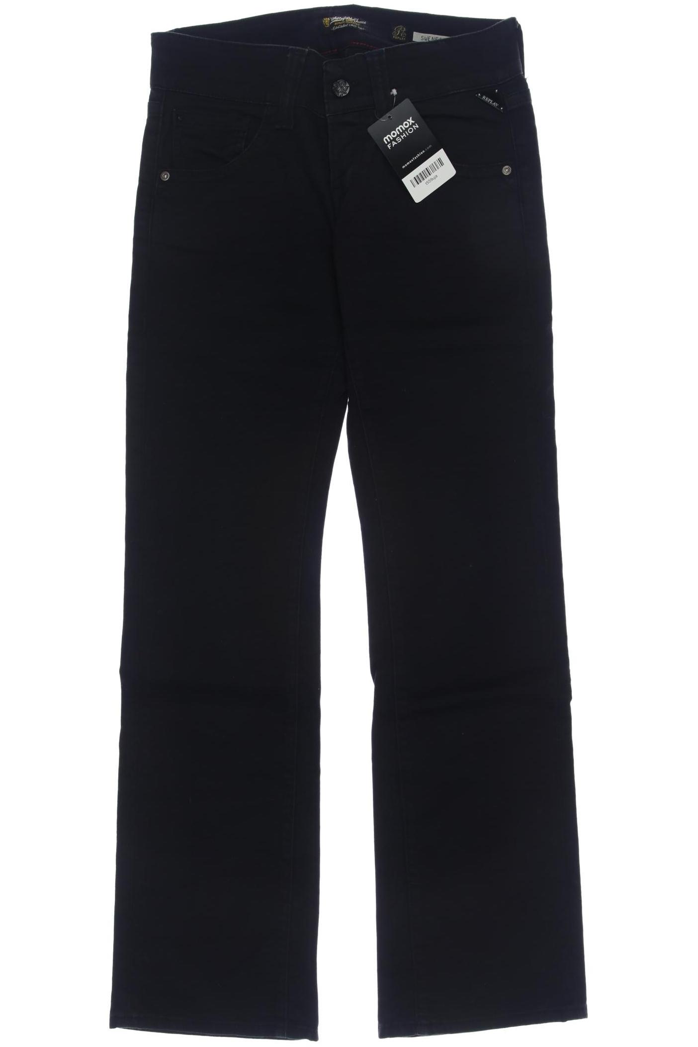 

Replay Damen Jeans, schwarz, Gr. 26