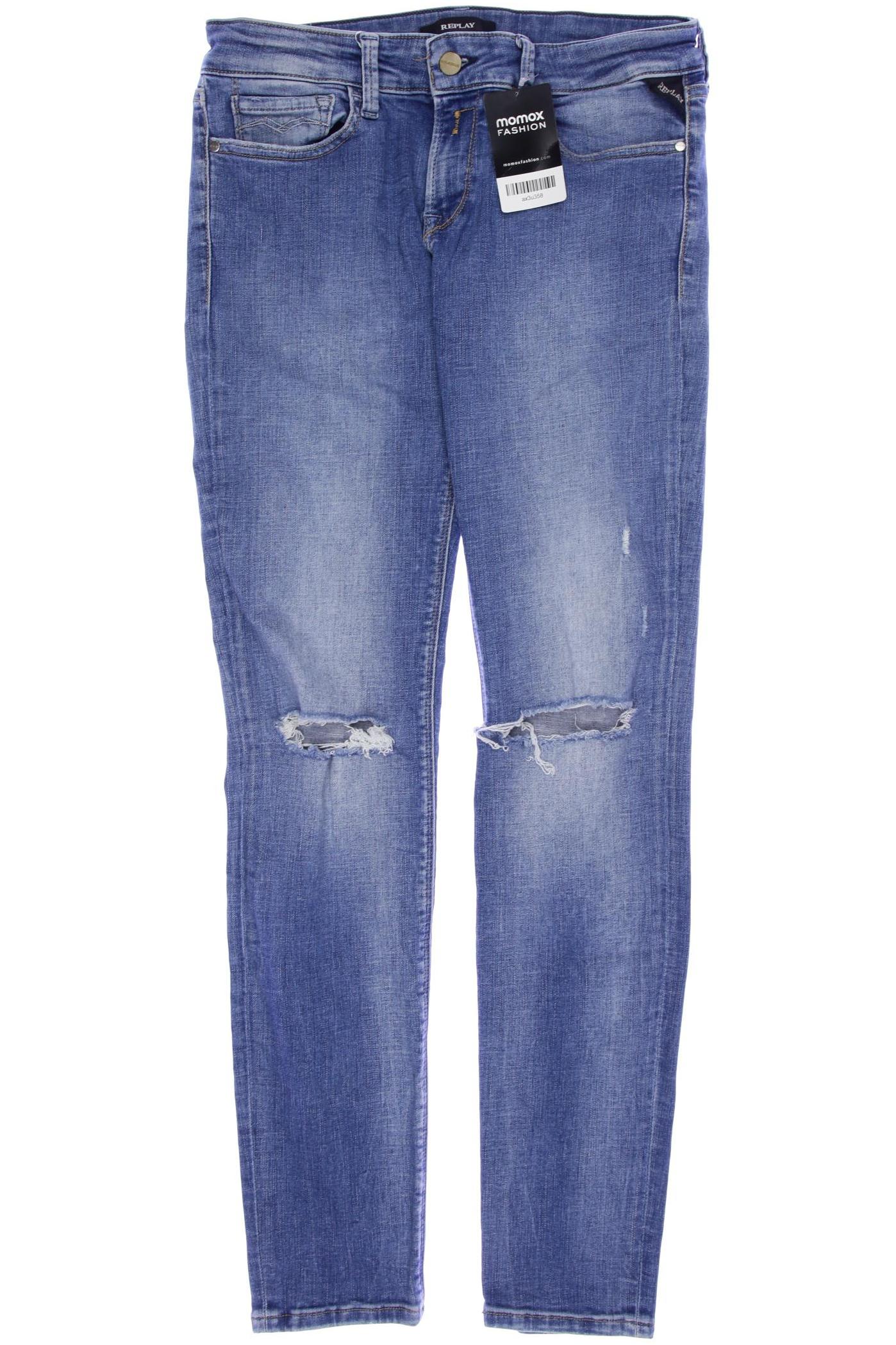 

Replay Damen Jeans, blau, Gr. 0