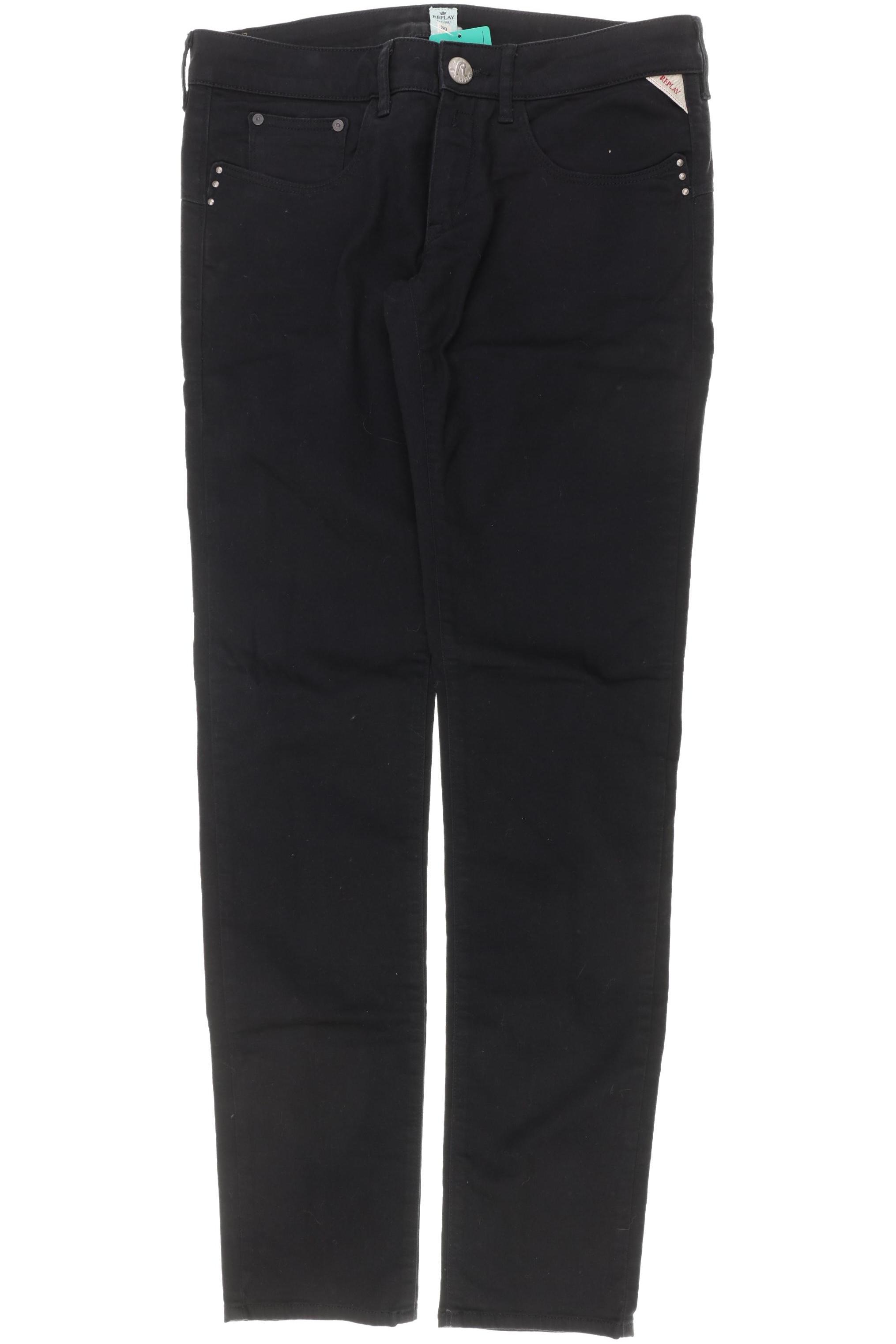

Replay Damen Jeans, schwarz, Gr. 30