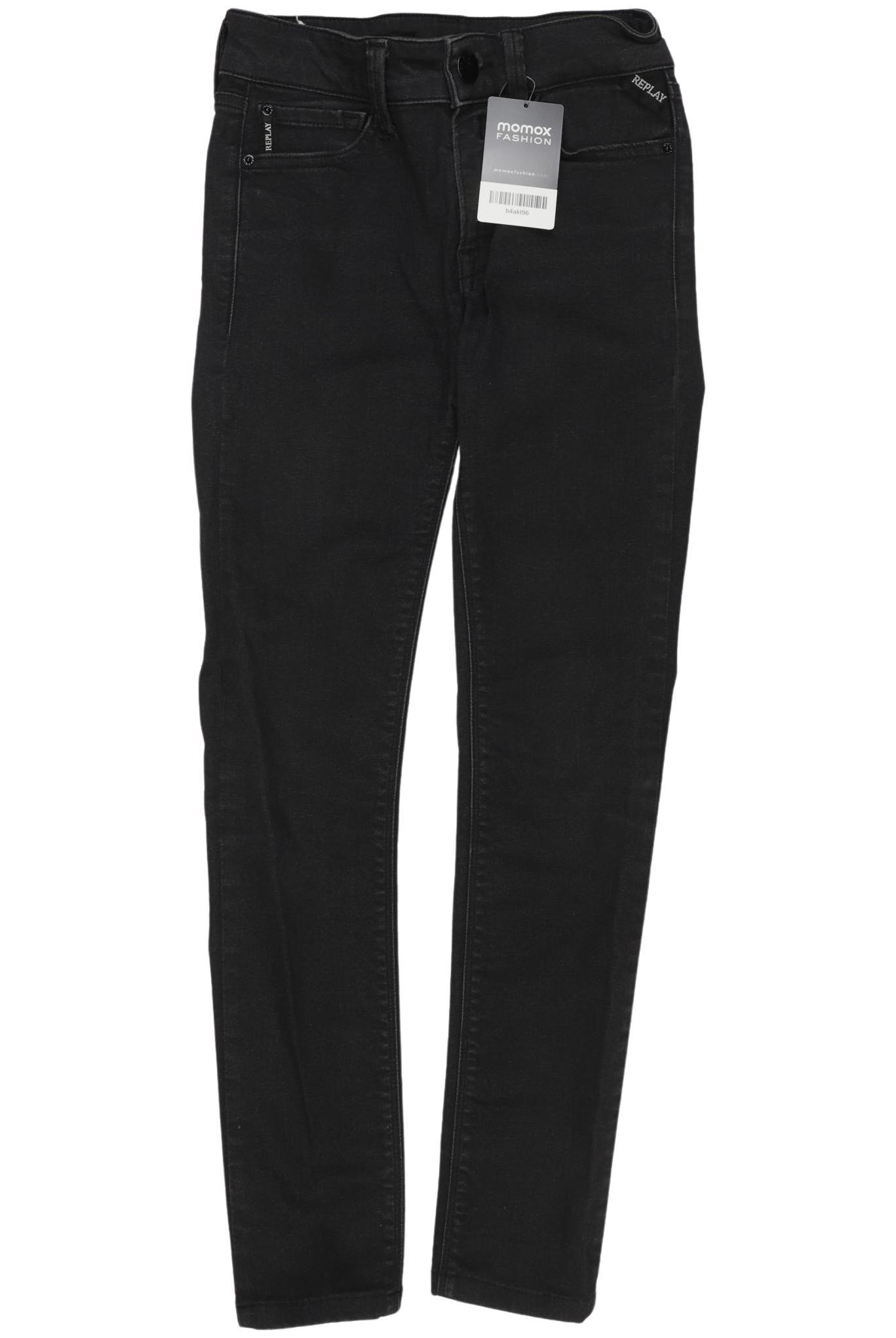 

Replay Damen Jeans, schwarz, Gr. 24