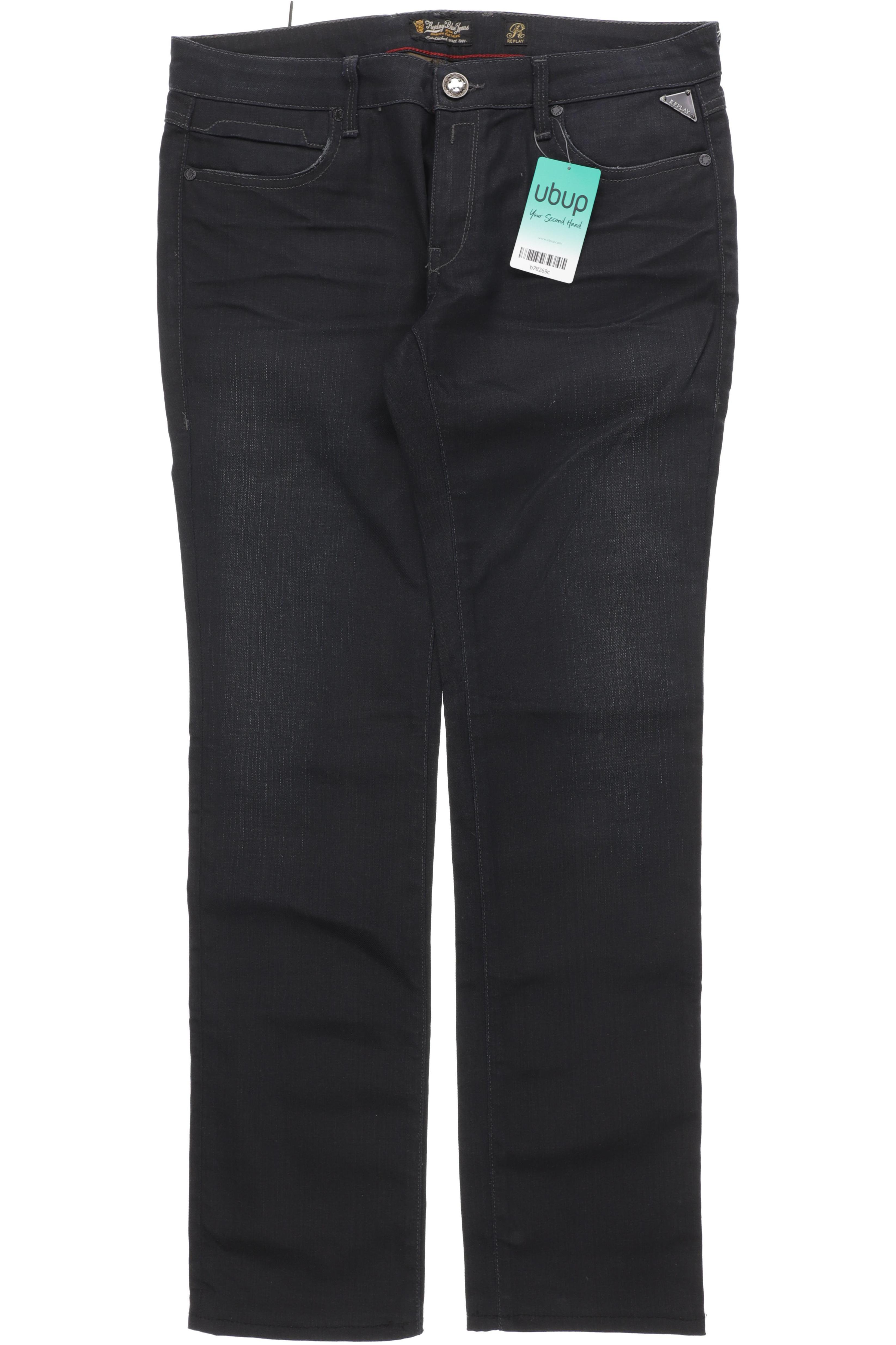 

Replay Damen Jeans, schwarz, Gr. 31