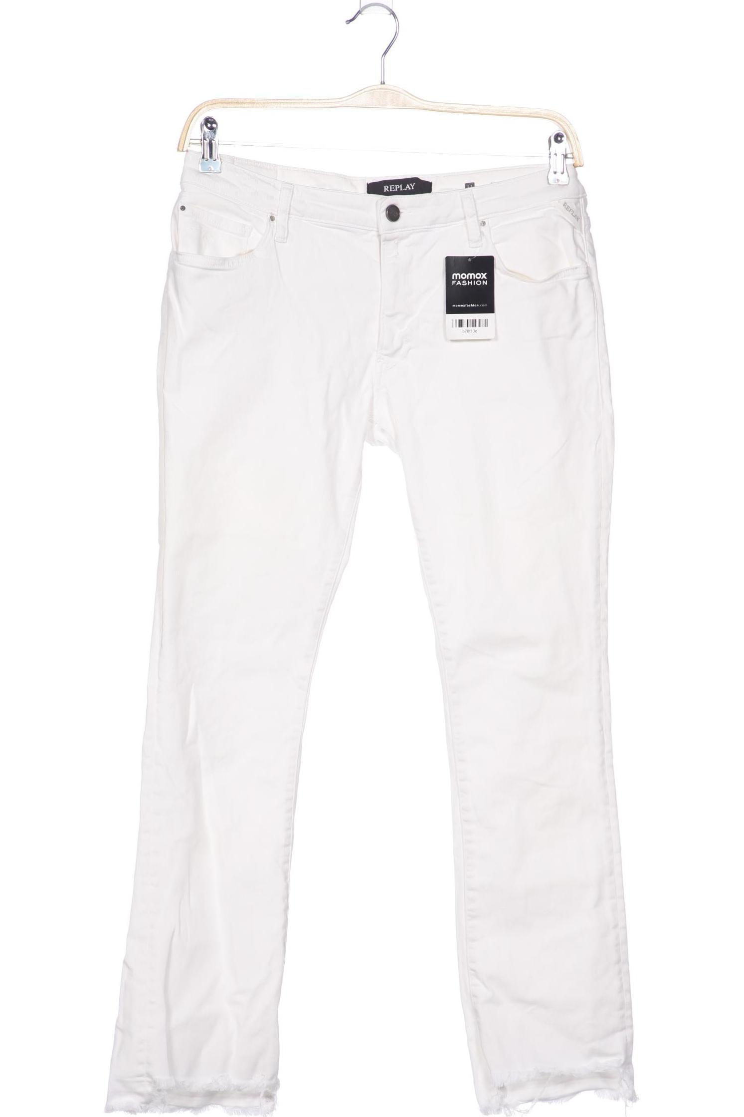 

Replay Damen Jeans, weiß, Gr. 31
