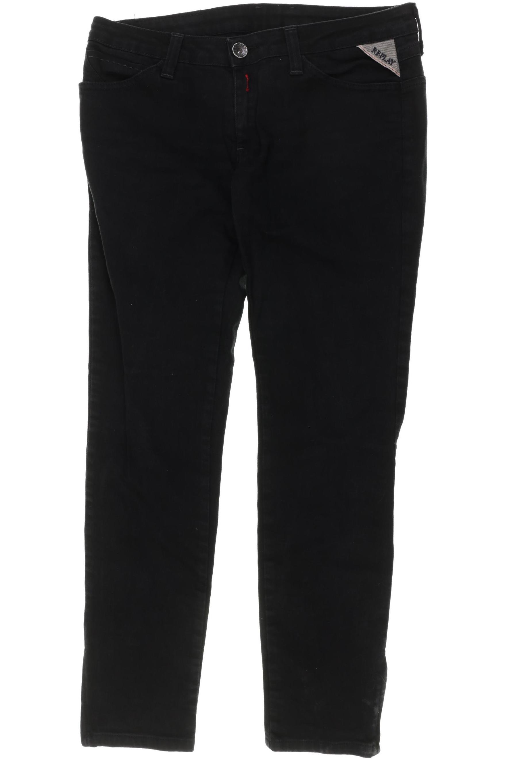 

Replay Damen Jeans, schwarz, Gr. 30