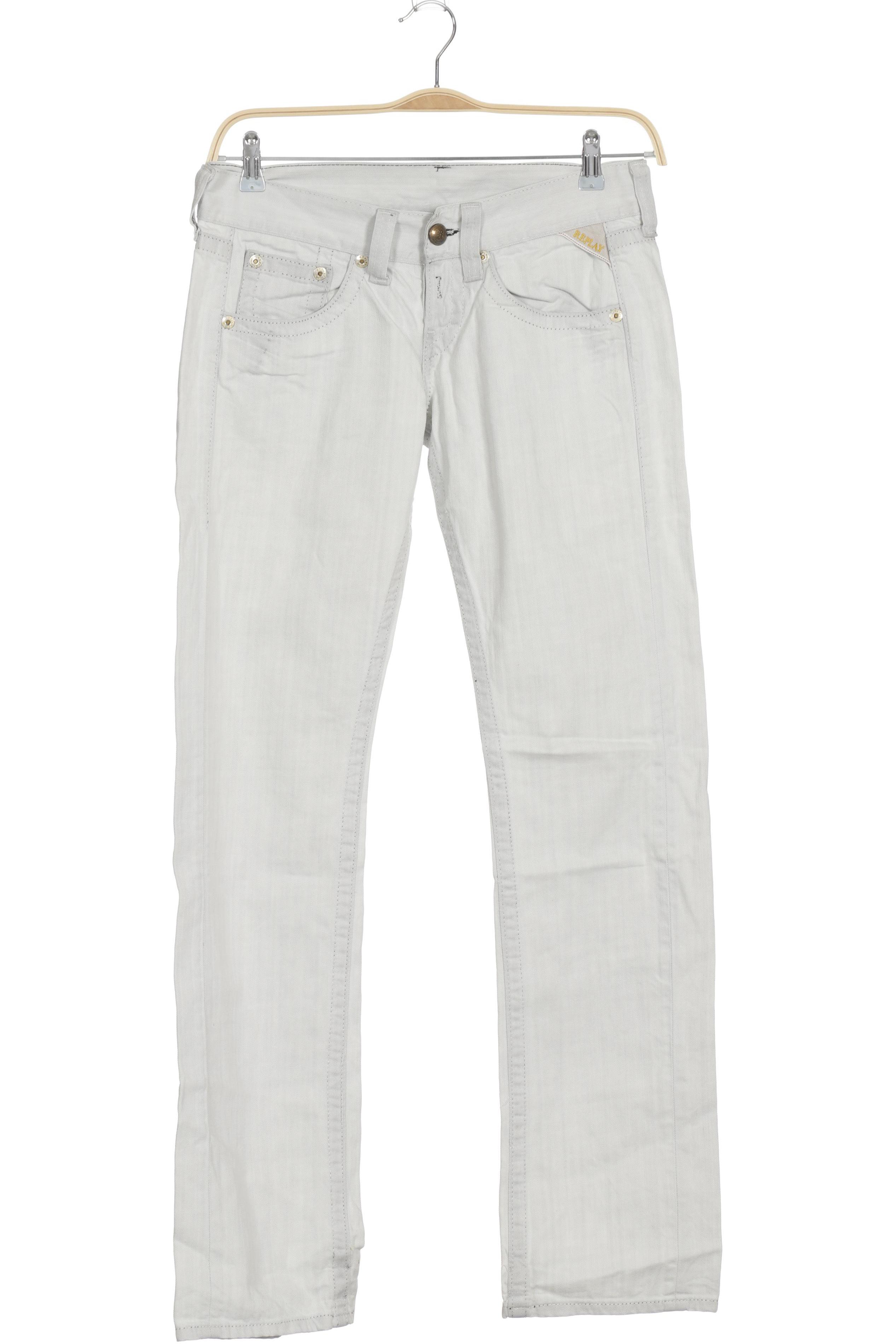 

Replay Damen Jeans, weiß, Gr. 28